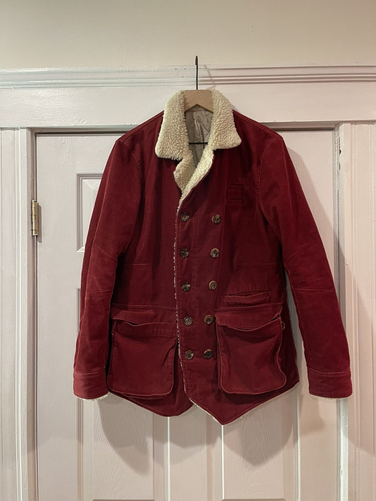 Undercover 09AW Earmuff maniac corduroy Sherpa coat