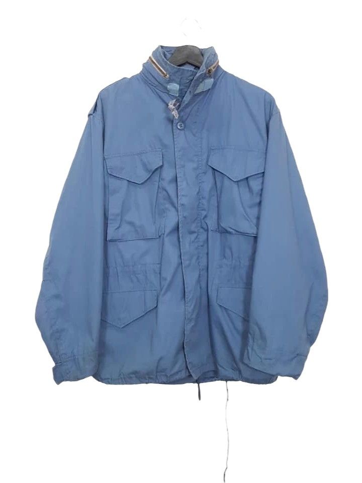 M 65 Field Jacket × Made In Usa × Military Navy Blue M-65