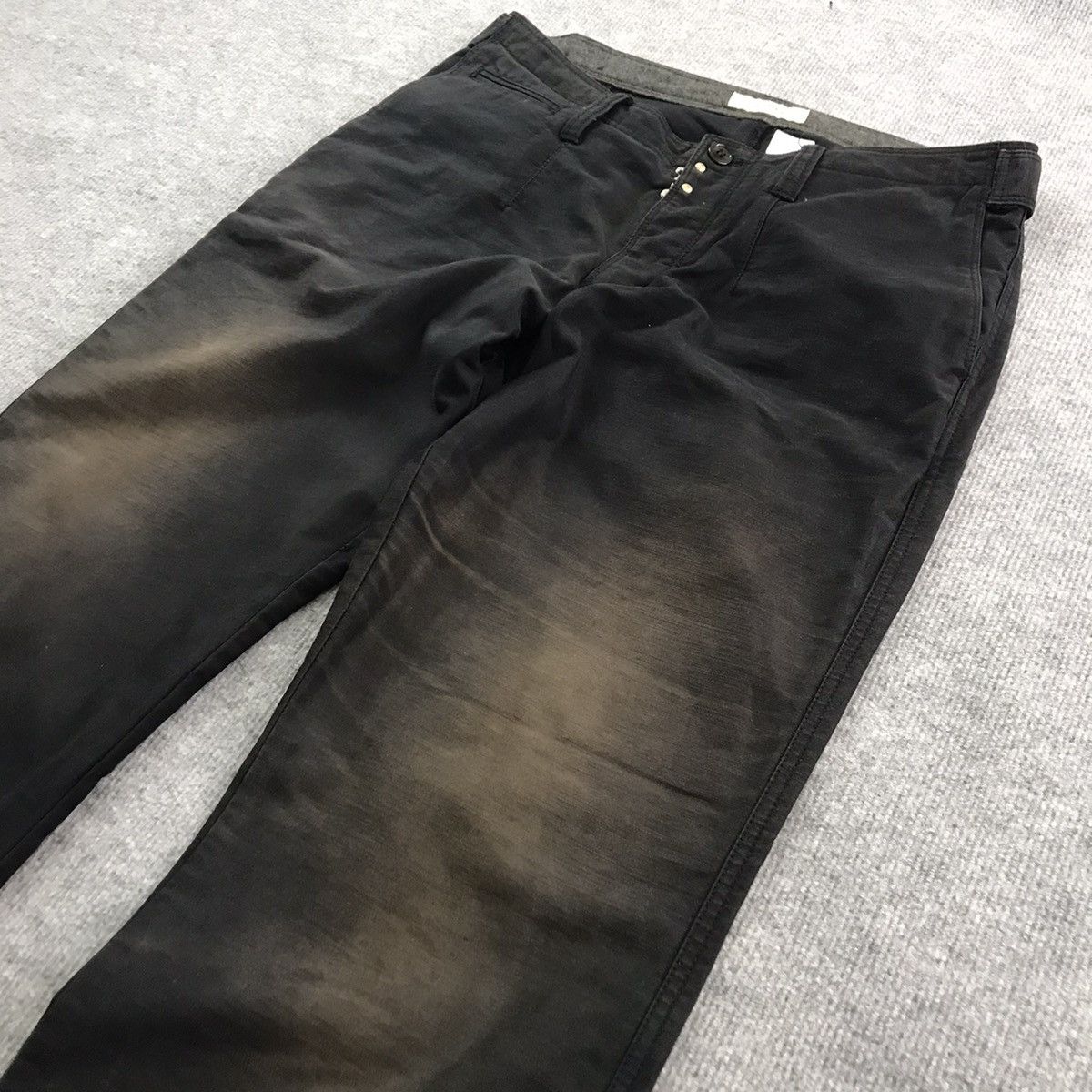 Japanese Brand VINTAGE DEPUIS 1990 BLACK RUSTY BAGGY PANTS Size US 34 / EU 50 - 5 Thumbnail