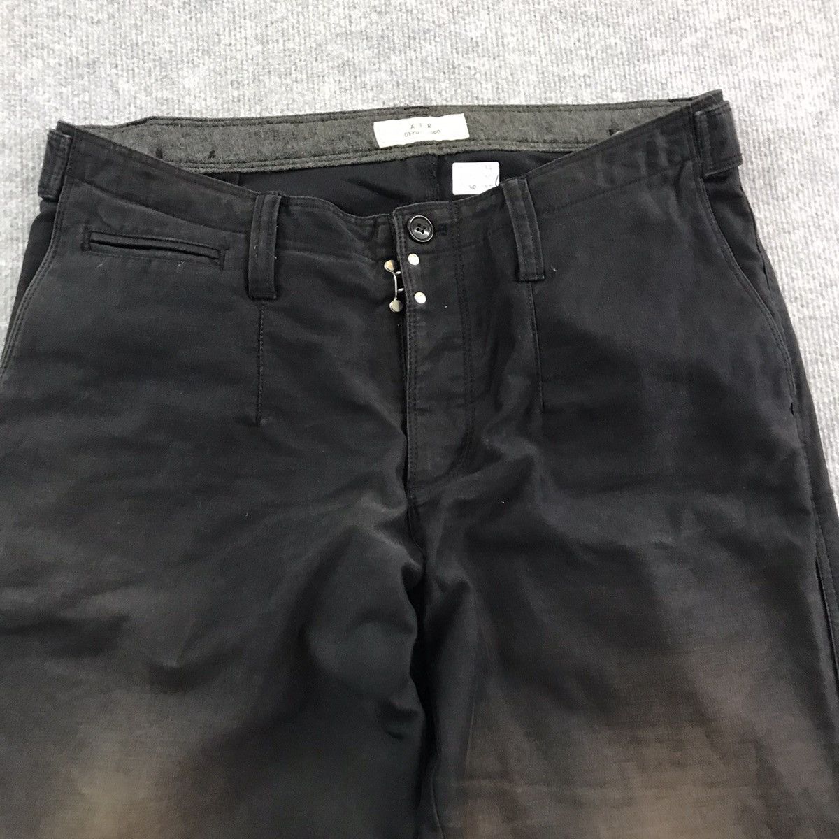 Japanese Brand VINTAGE DEPUIS 1990 BLACK RUSTY BAGGY PANTS Size US 34 / EU 50 - 2 Thumbnail