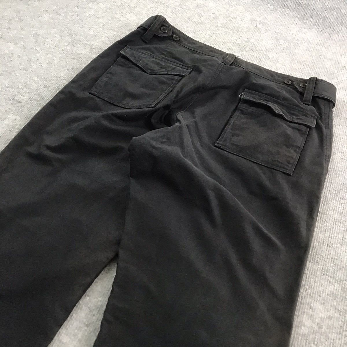 Japanese Brand VINTAGE DEPUIS 1990 BLACK RUSTY BAGGY PANTS Size US 34 / EU 50 - 9 Thumbnail