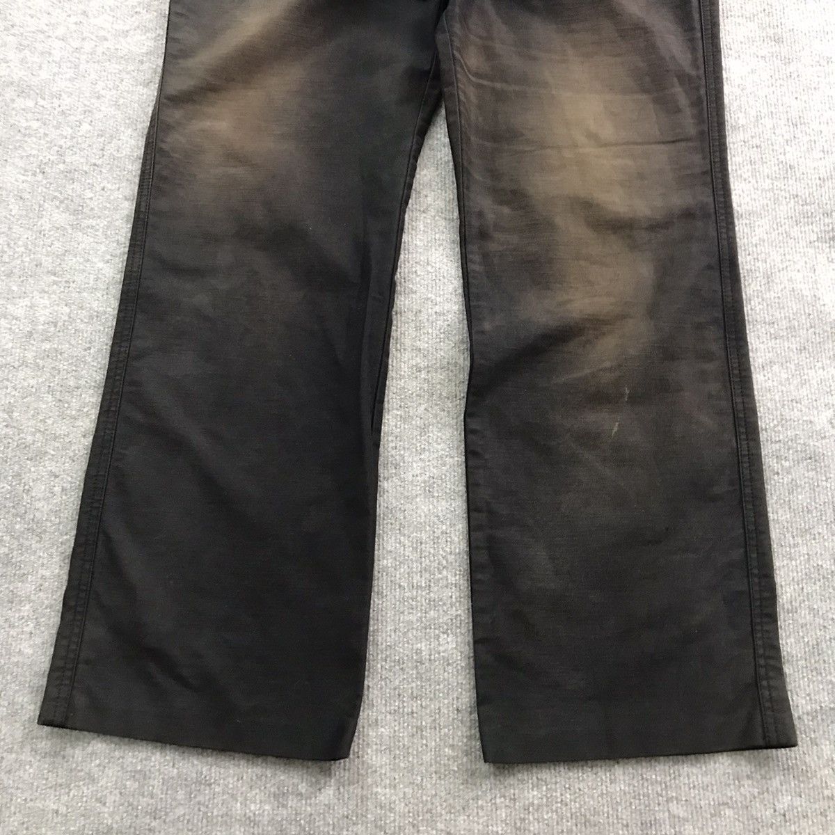 Japanese Brand VINTAGE DEPUIS 1990 BLACK RUSTY BAGGY PANTS Size US 34 / EU 50 - 4 Thumbnail