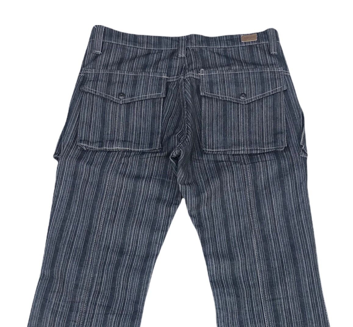 Japanese Brand 🔥Japanese Nicole For Men Stripes Flare Cargo Pants🔥 Size US 30 / EU 46 - 5 Thumbnail