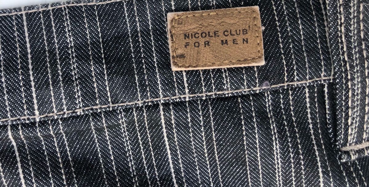 Japanese Brand 🔥Japanese Nicole For Men Stripes Flare Cargo Pants🔥 Size US 30 / EU 46 - 8 Thumbnail