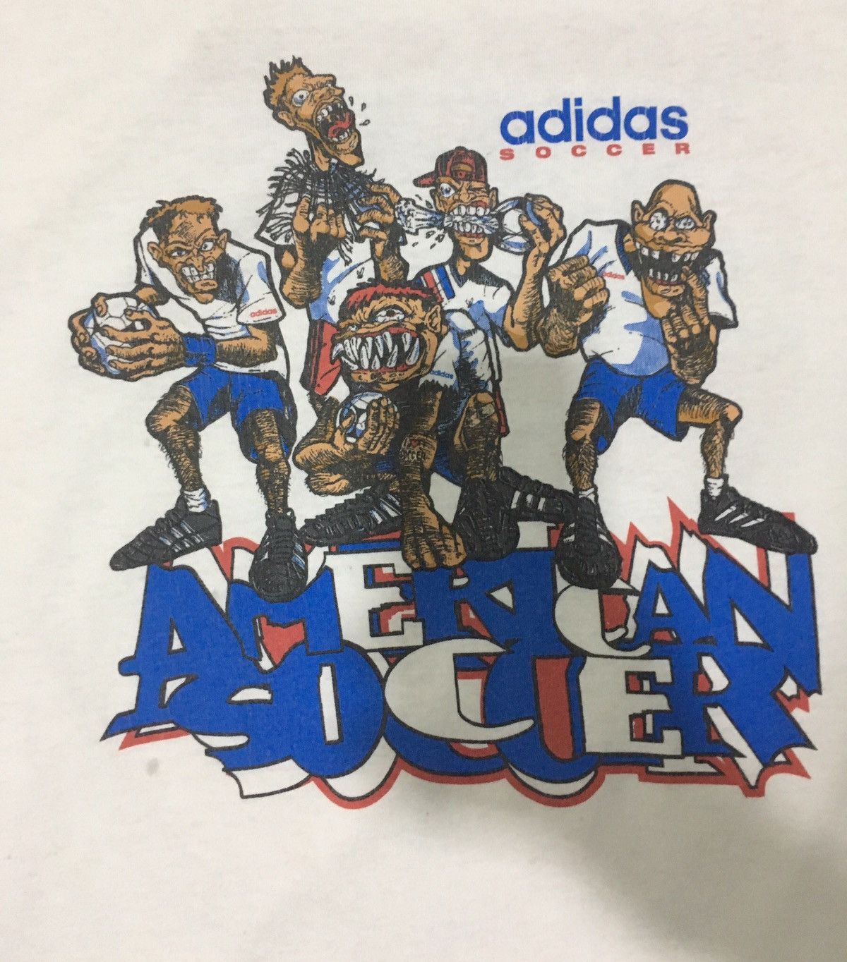 Adidas × Vintage vintage adidas american soccer t shirt Size US M / EU 48-50 / 2 - 3 Thumbnail