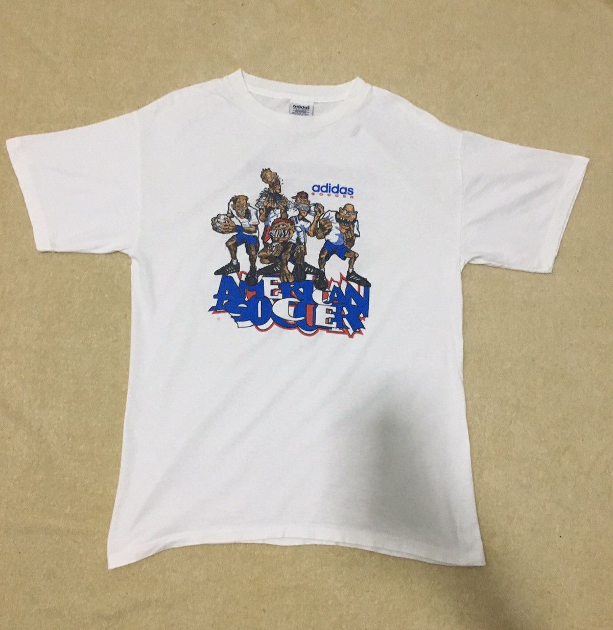 Adidas × Vintage vintage adidas american soccer t shirt Size US M / EU 48-50 / 2 - 1 Thumbnail
