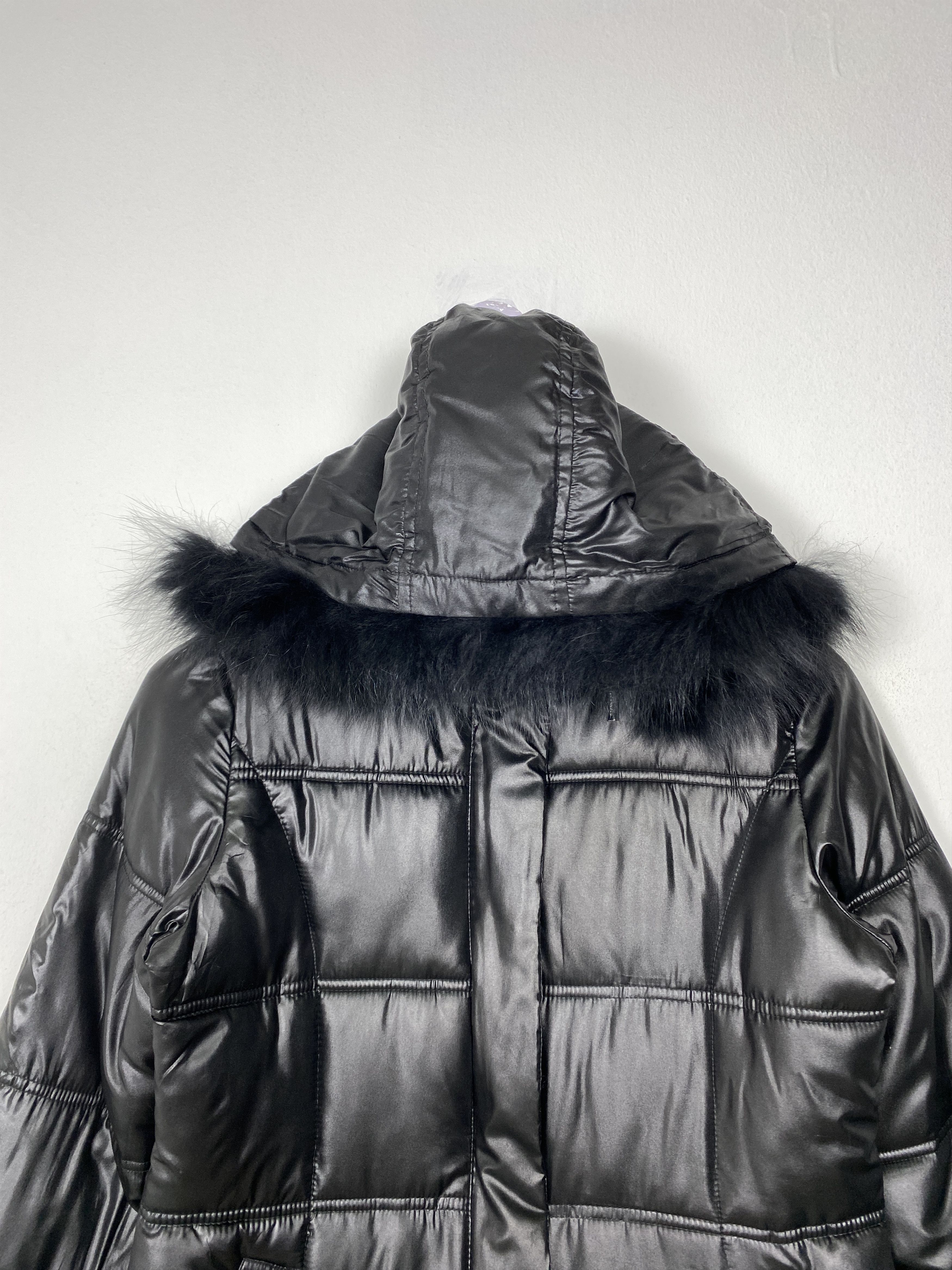 Japanese Brand Vintage CECIL McBee Puffer Down Jacket Fur J1478 Size S / US 4 / IT 40 - 2 Thumbnail