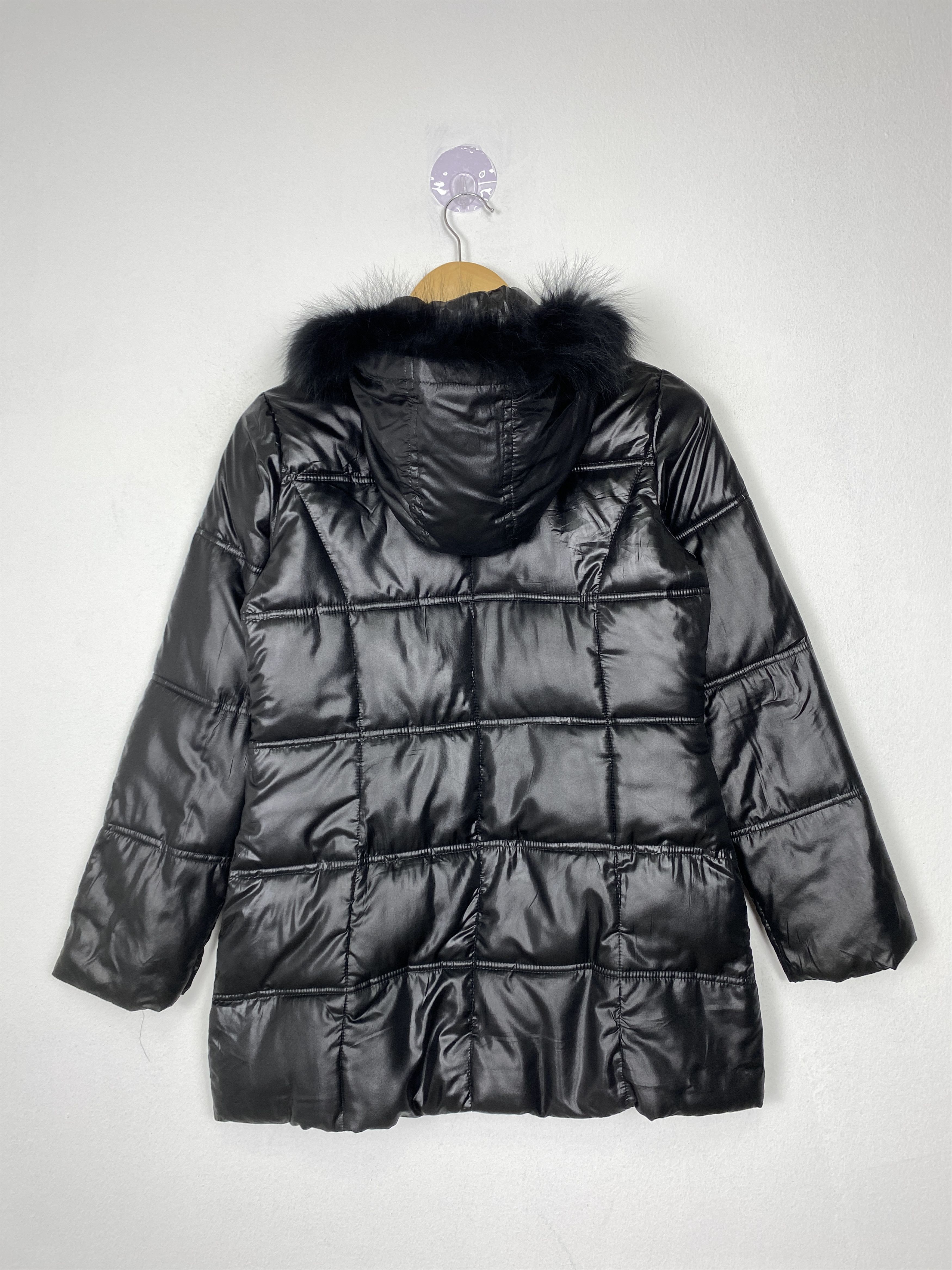 Japanese Brand Vintage CECIL McBee Puffer Down Jacket Fur J1478 Size S / US 4 / IT 40 - 7 Thumbnail