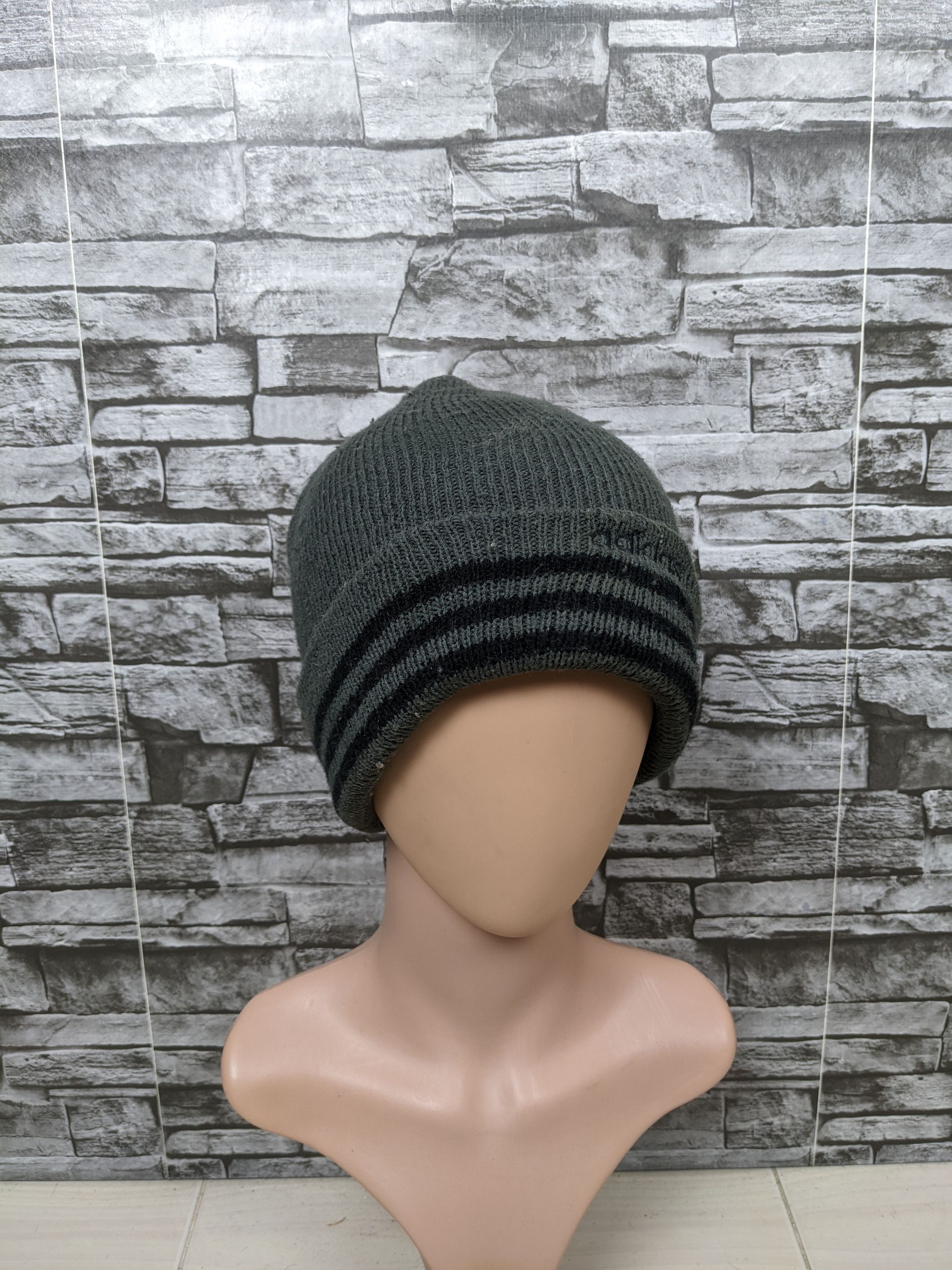 Vintage Adidas Sportsman Beanie Hat Cap Snowcap