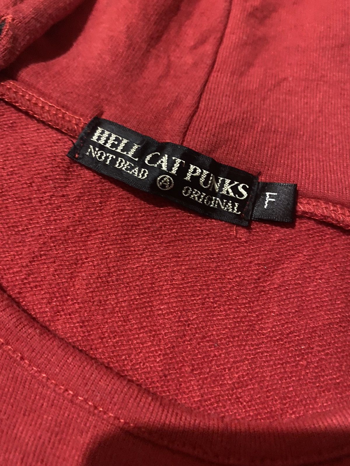 Hysteric Glamour Japanese Hellcatpunks Not Dead Sweater Gothic Hoodie Size L / US 10 / IT 46 - 7 Thumbnail