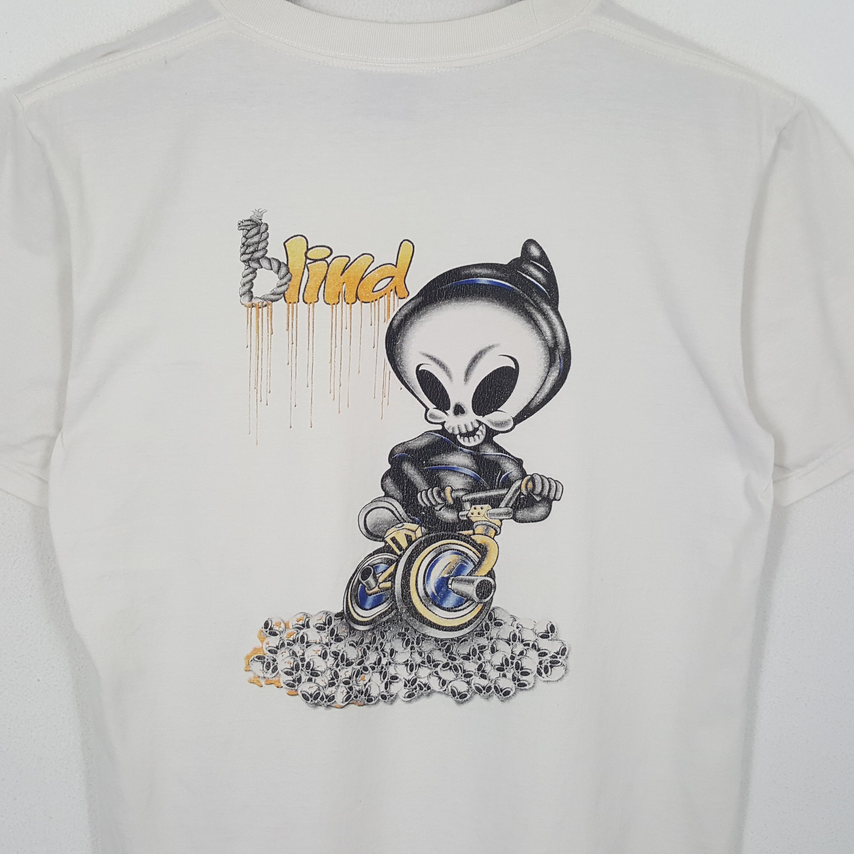 Vintage BLIND SKATEBOARDS Streetwear Style Vintage Tshirt Size US L / EU 52-54 / 3 - 2 Thumbnail