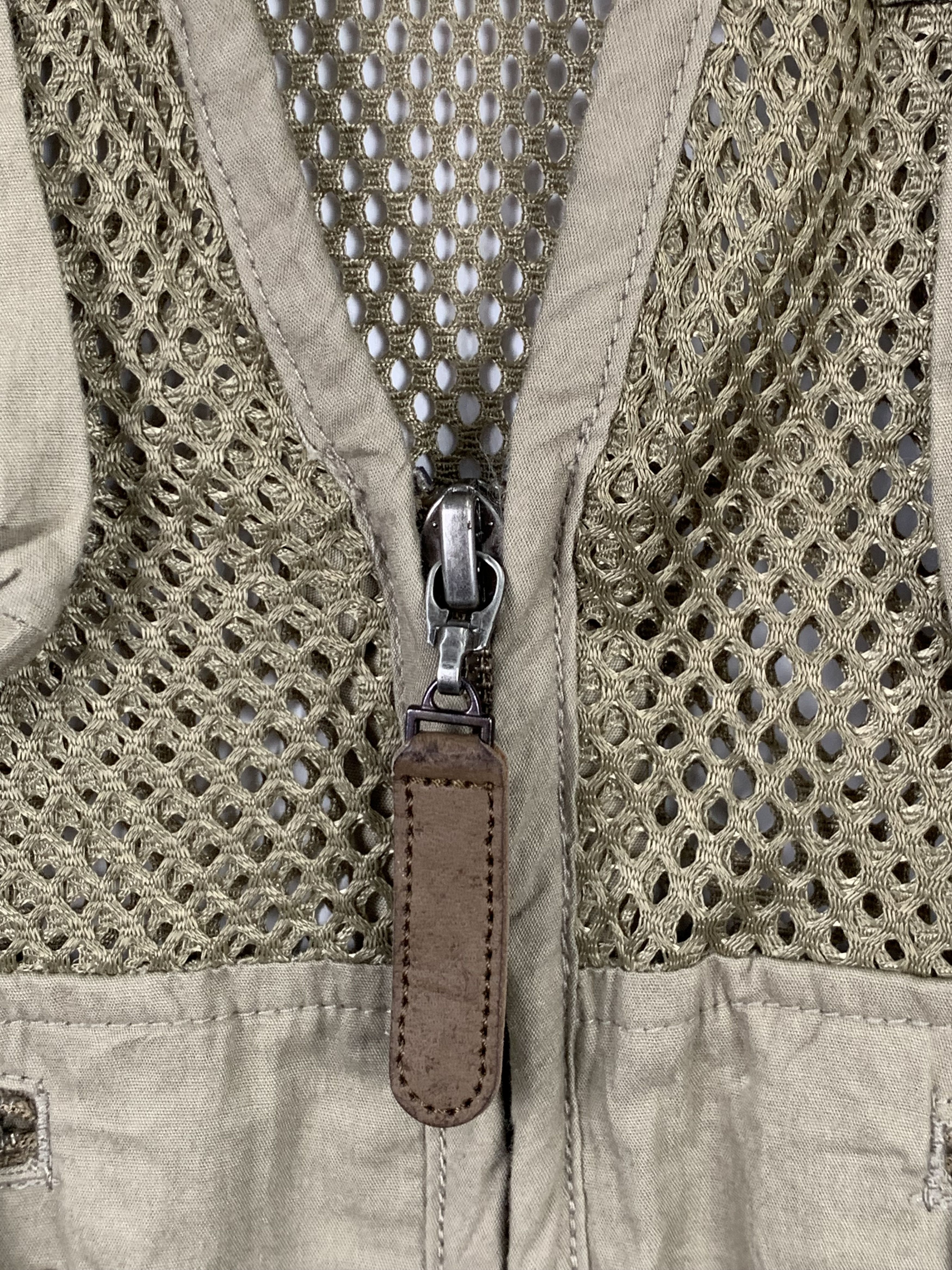 Japanese Brand FIRST DOWN Net Multi Pocket Zip Fishing Vests Size US S / EU 44-46 / 1 - 6 Thumbnail