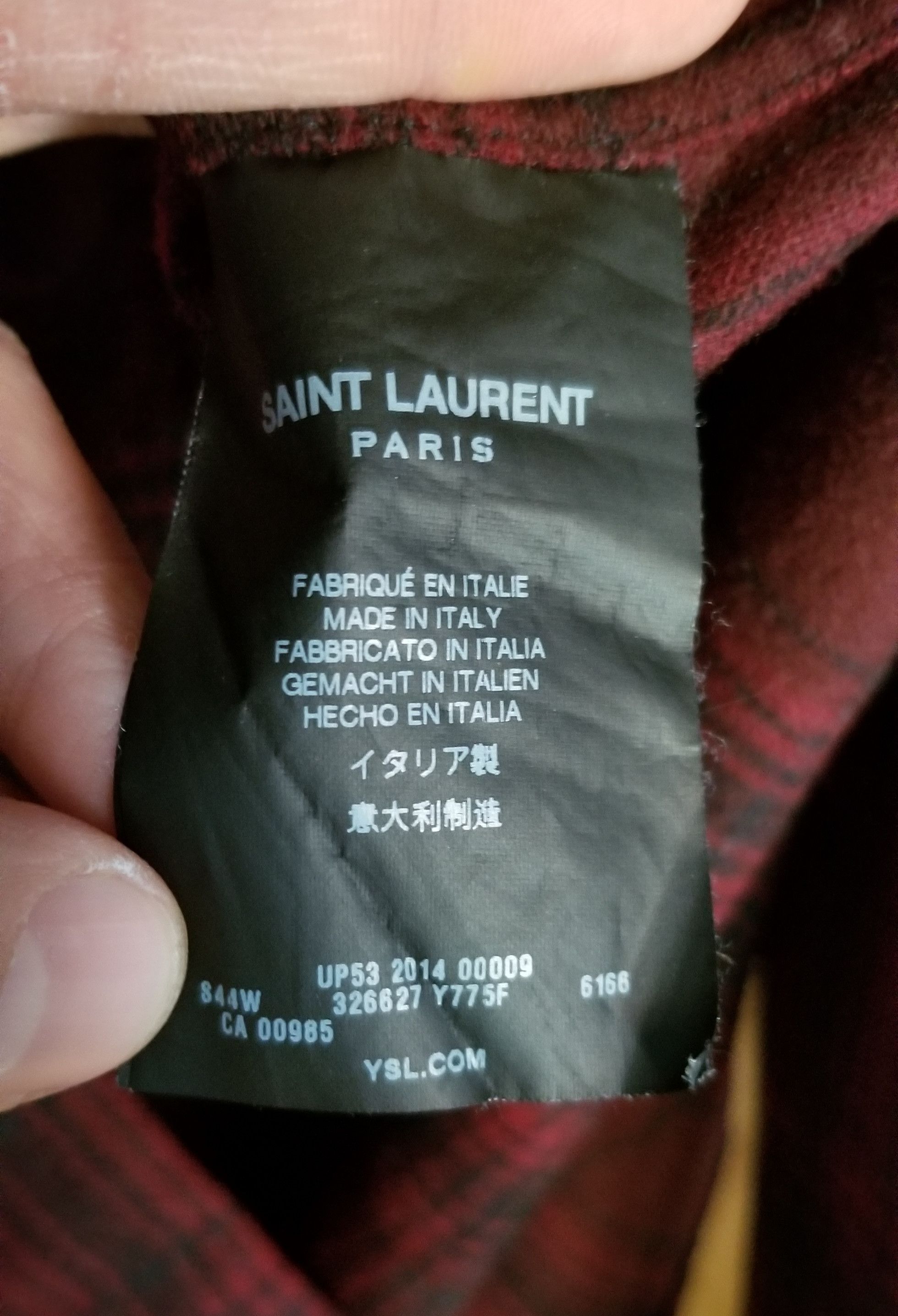 Saint Laurent Paris FW14 Saint Laurent Paris Shirt Size US M / EU 48-50 / 2 - 5 Thumbnail