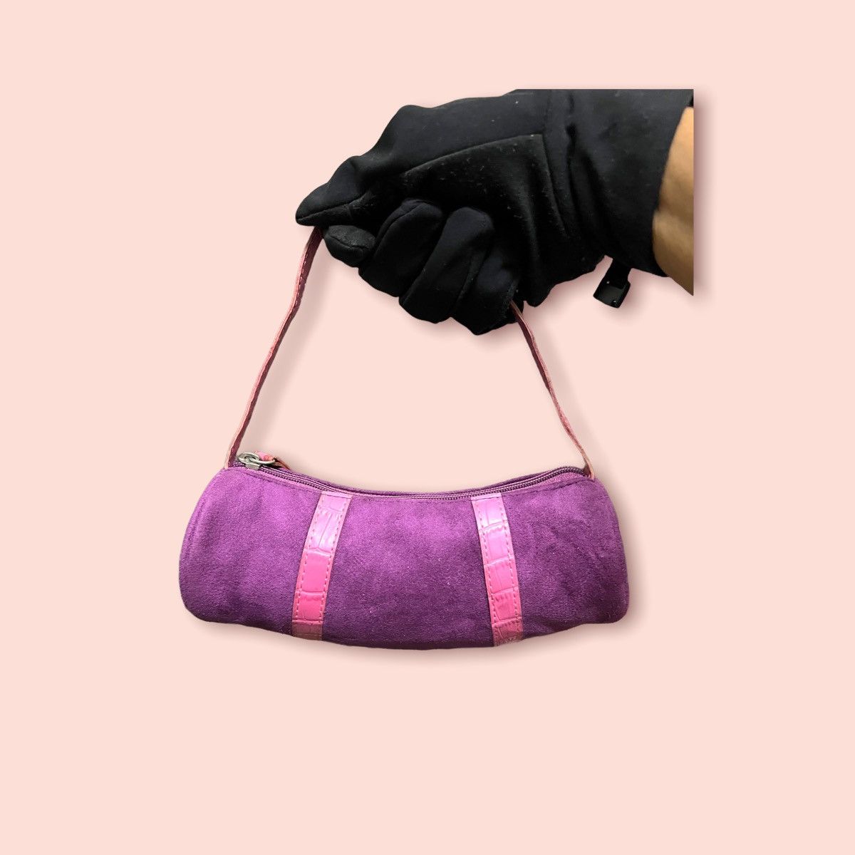 image of Vintage YSL Mini Make Up Bag in Purple, Women's