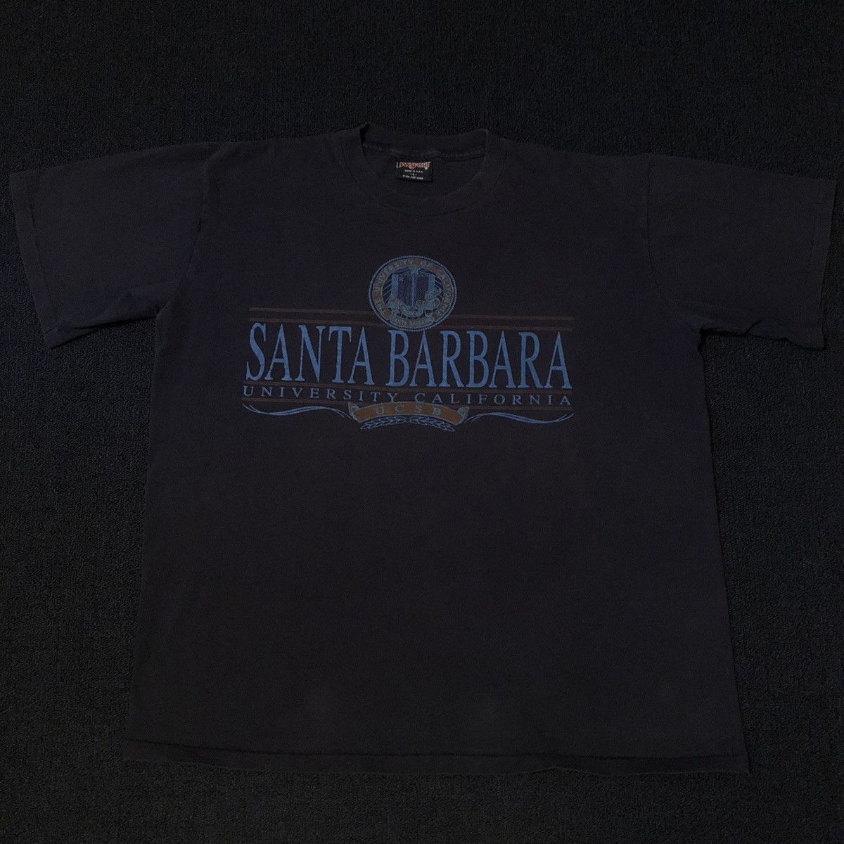 Jansport Vintage 1990s Santa Barbra California University Logo TShirt Size US L / EU 52-54 / 3 - 3 Thumbnail