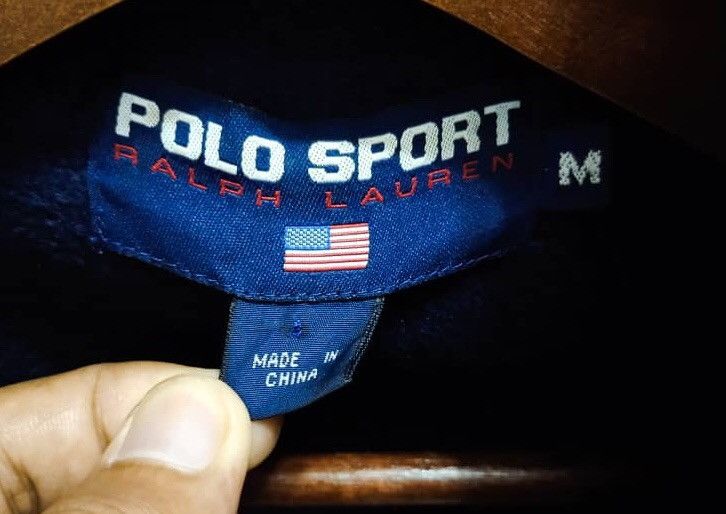 Polo Ralph Lauren × Ralph Lauren × Vintage Vintage Polo Sport Ralph Lauren Fleece Jacket Size US M / EU 48-50 / 2 - 7 Thumbnail