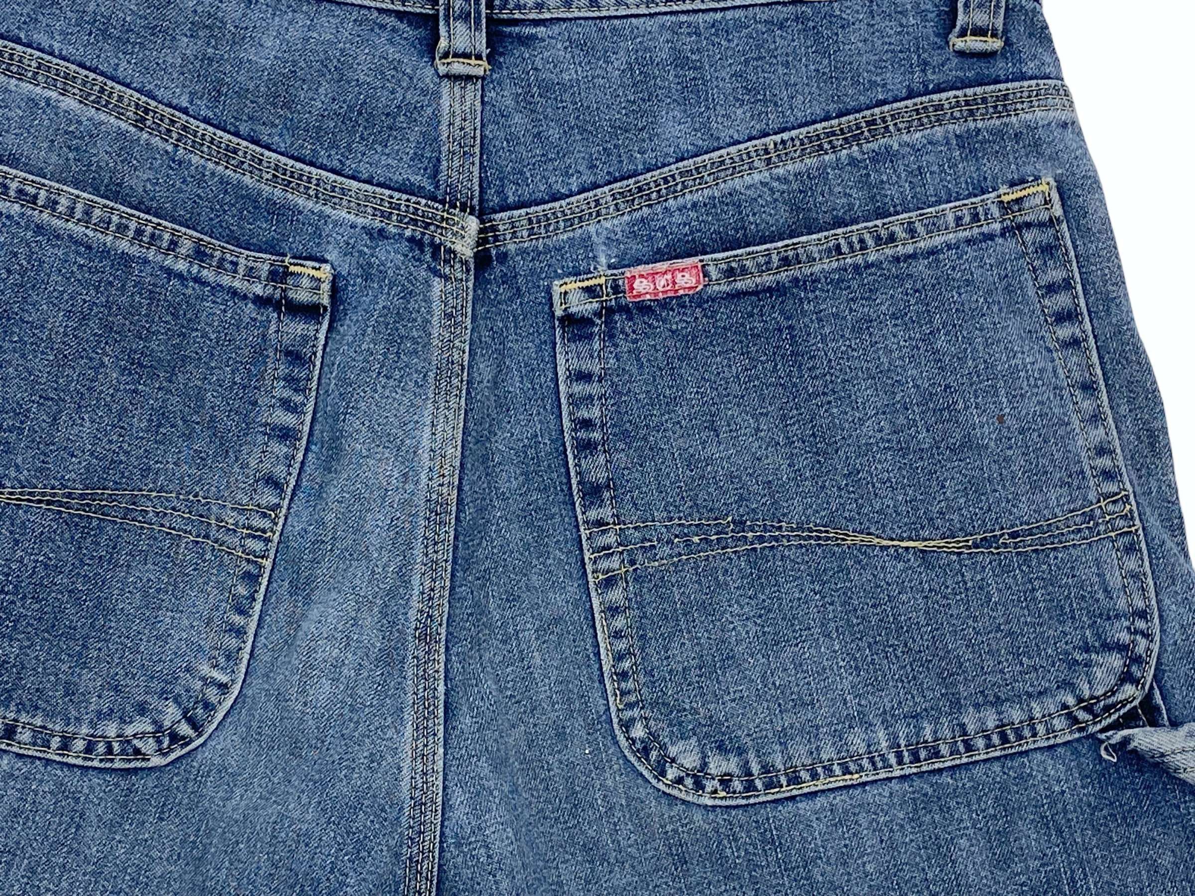 Japanese Brand SCS Carpenter Jeans Japanese Hip Hop Skateboards Jeans Size US 27 - 10 Thumbnail