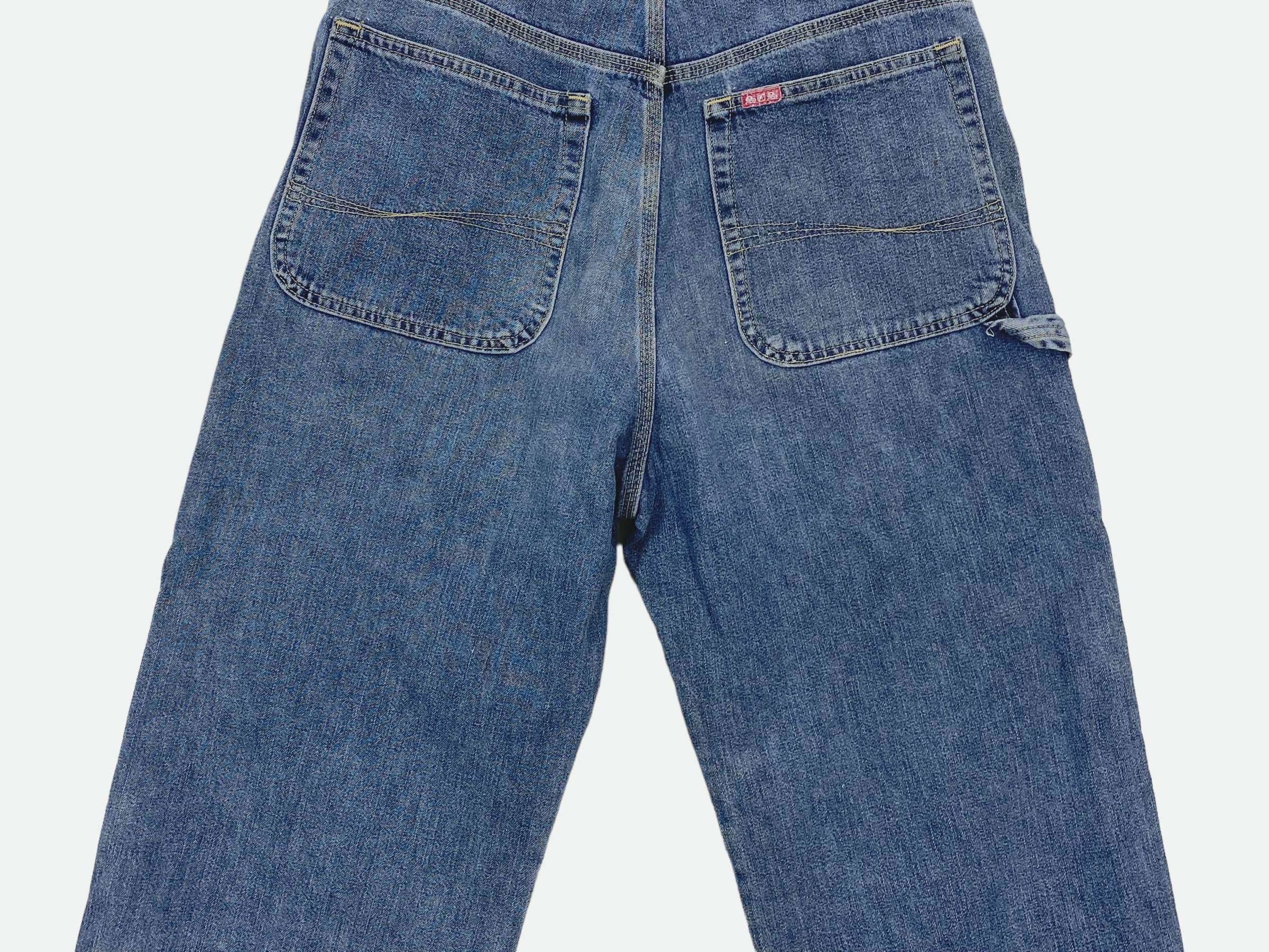 Japanese Brand SCS Carpenter Jeans Japanese Hip Hop Skateboards Jeans Size US 27 - 8 Thumbnail