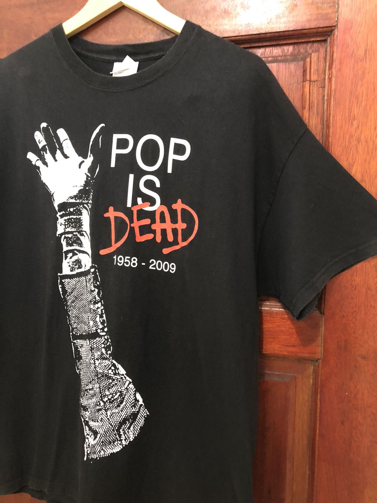 Michael Jackson × Vintage Rare Vintage Collecter Item RIP Michael Jackson Pop Is Dead Size US XL / EU 56 / 4 - 3 Thumbnail