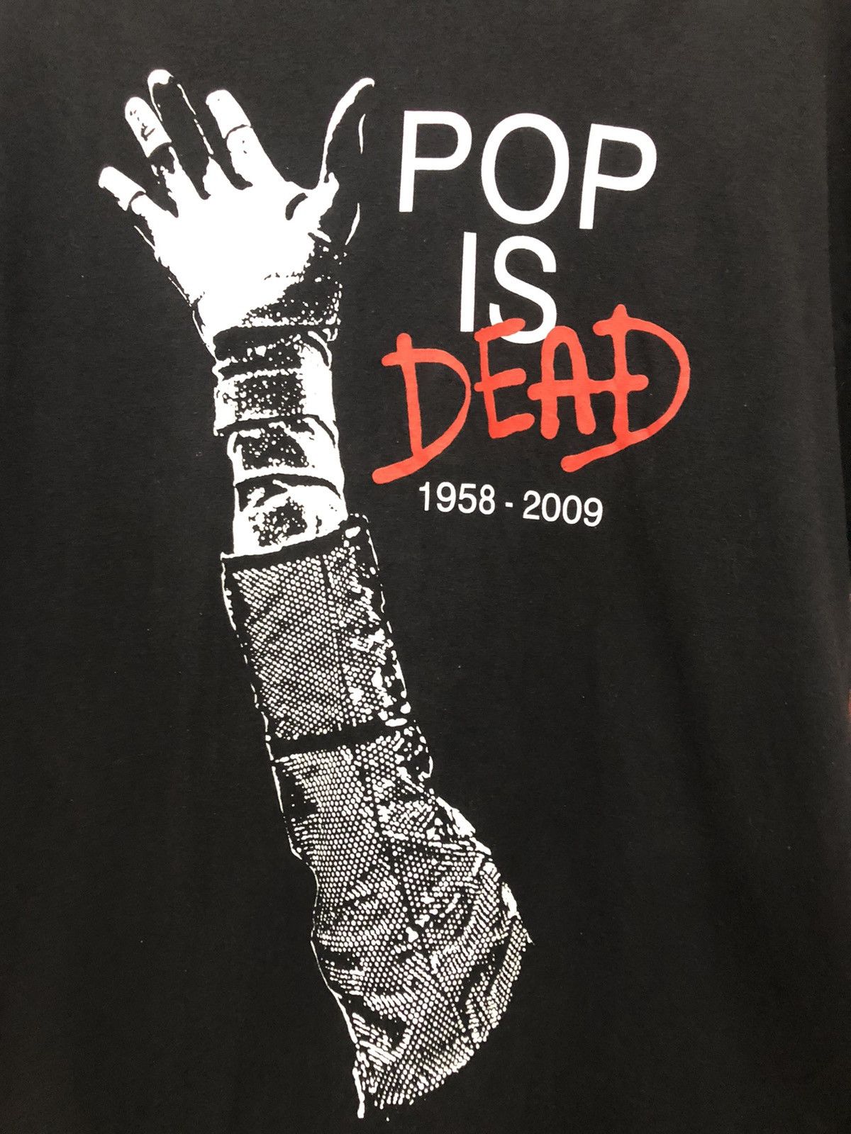 Michael Jackson × Vintage Rare Vintage Collecter Item RIP Michael Jackson Pop Is Dead Size US XL / EU 56 / 4 - 6 Thumbnail