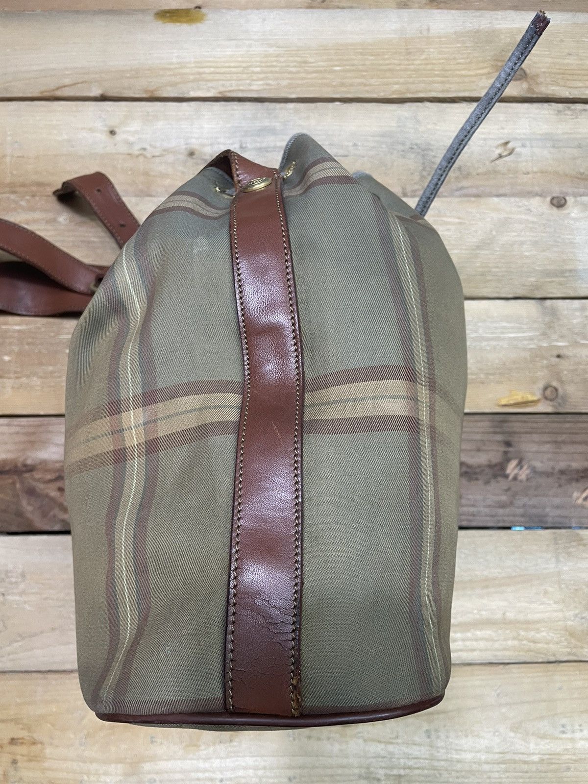 Burberry Authentic Vintage BURBERRY Bucket Shoulder Bag Size ONE SIZE - 13 Thumbnail