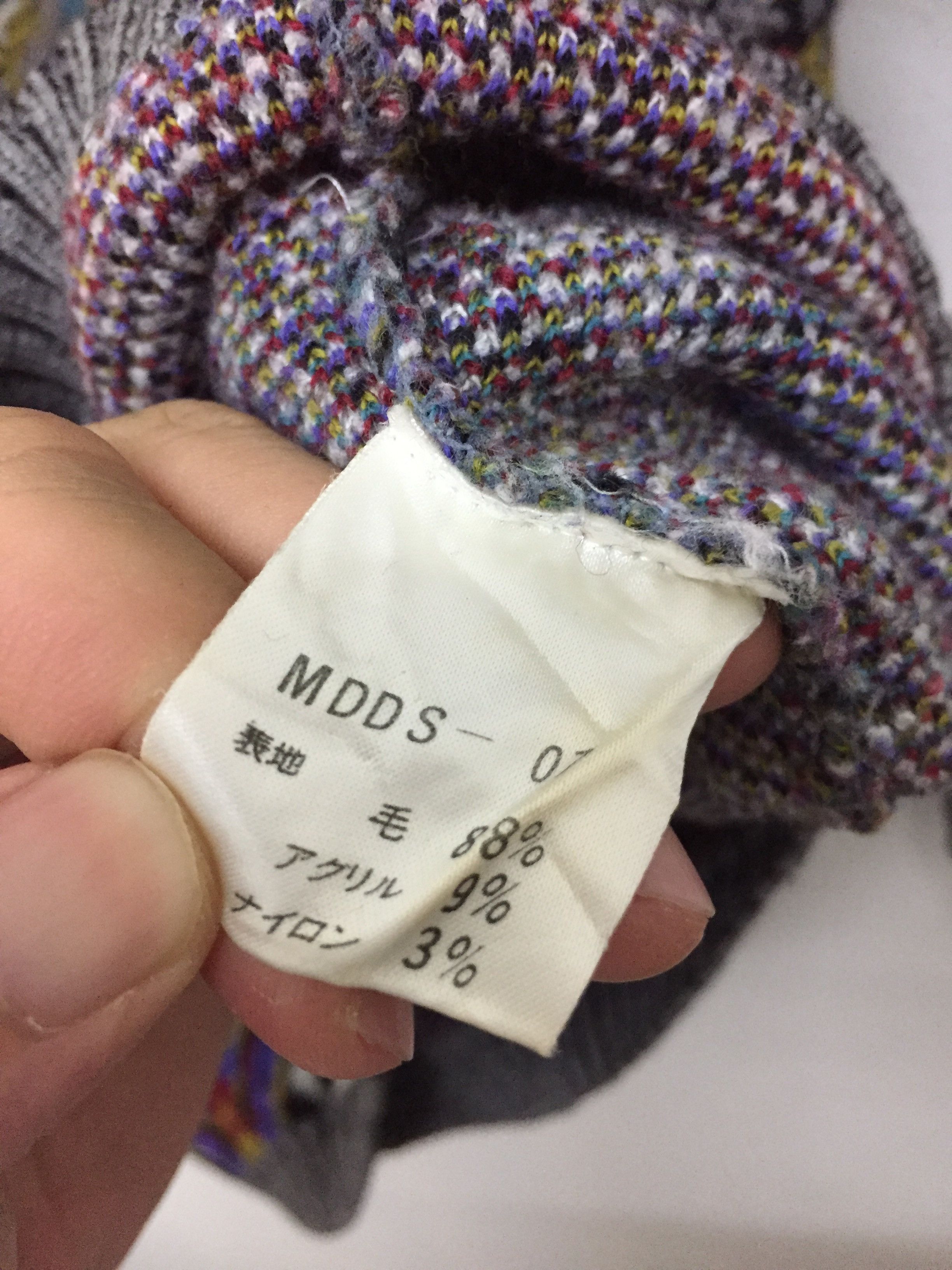 Yoshiyuki Konishi FICCE intarsia Florall Abstract wool knitwear Size S / US 4 / IT 40 - 12 Thumbnail