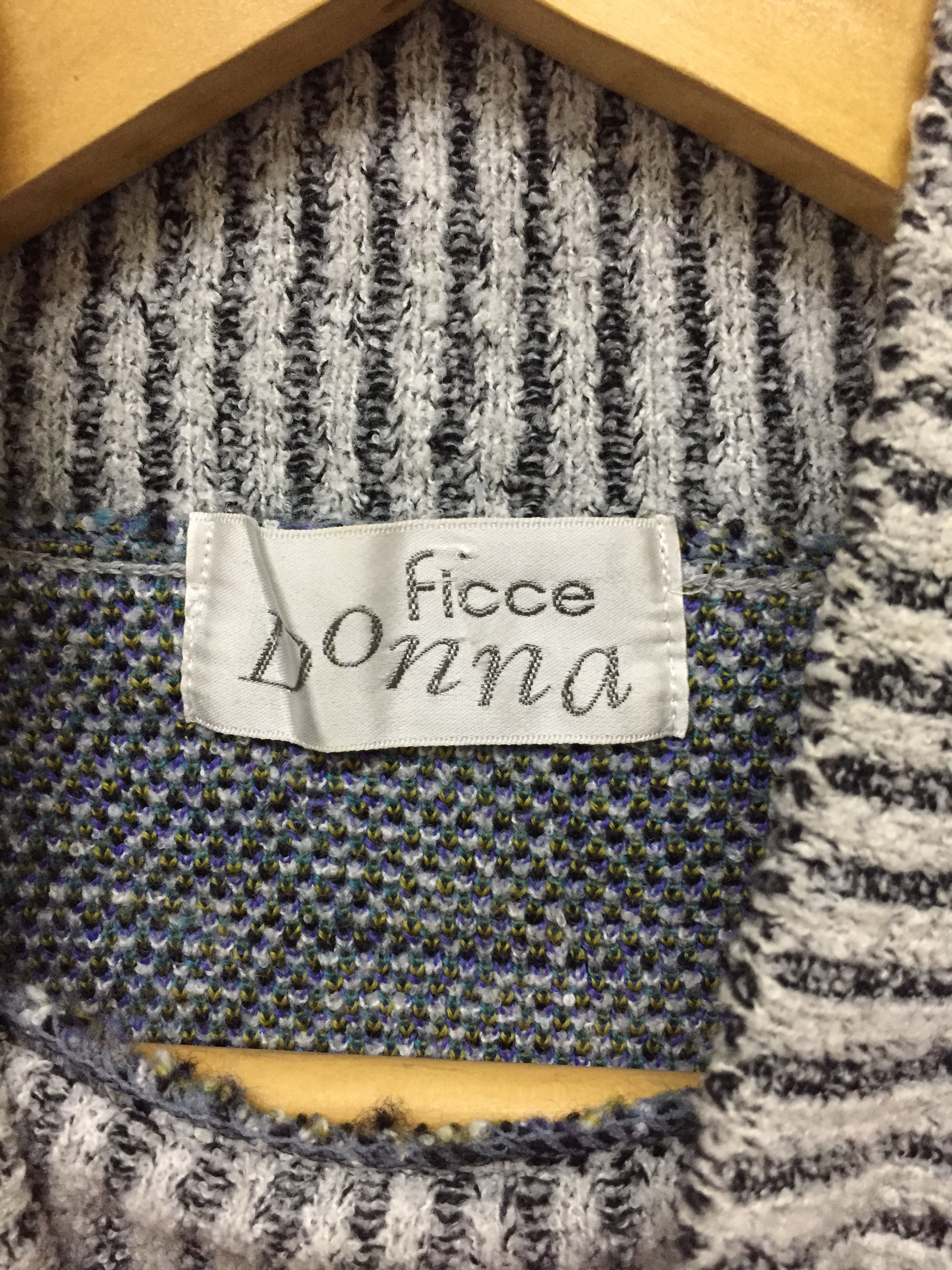 Yoshiyuki Konishi FICCE intarsia Florall Abstract wool knitwear Size S / US 4 / IT 40 - 11 Thumbnail