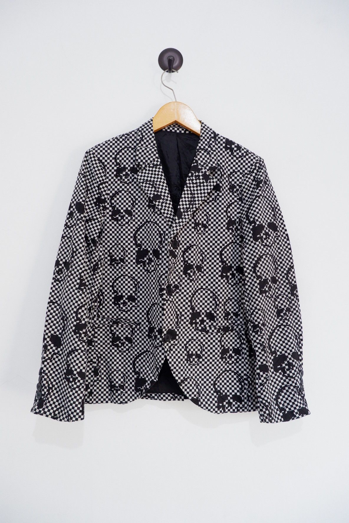 image of Skulls x Trendiano Vintage Trendiano Skull Blazer Jacket, Men's (Size Medium)