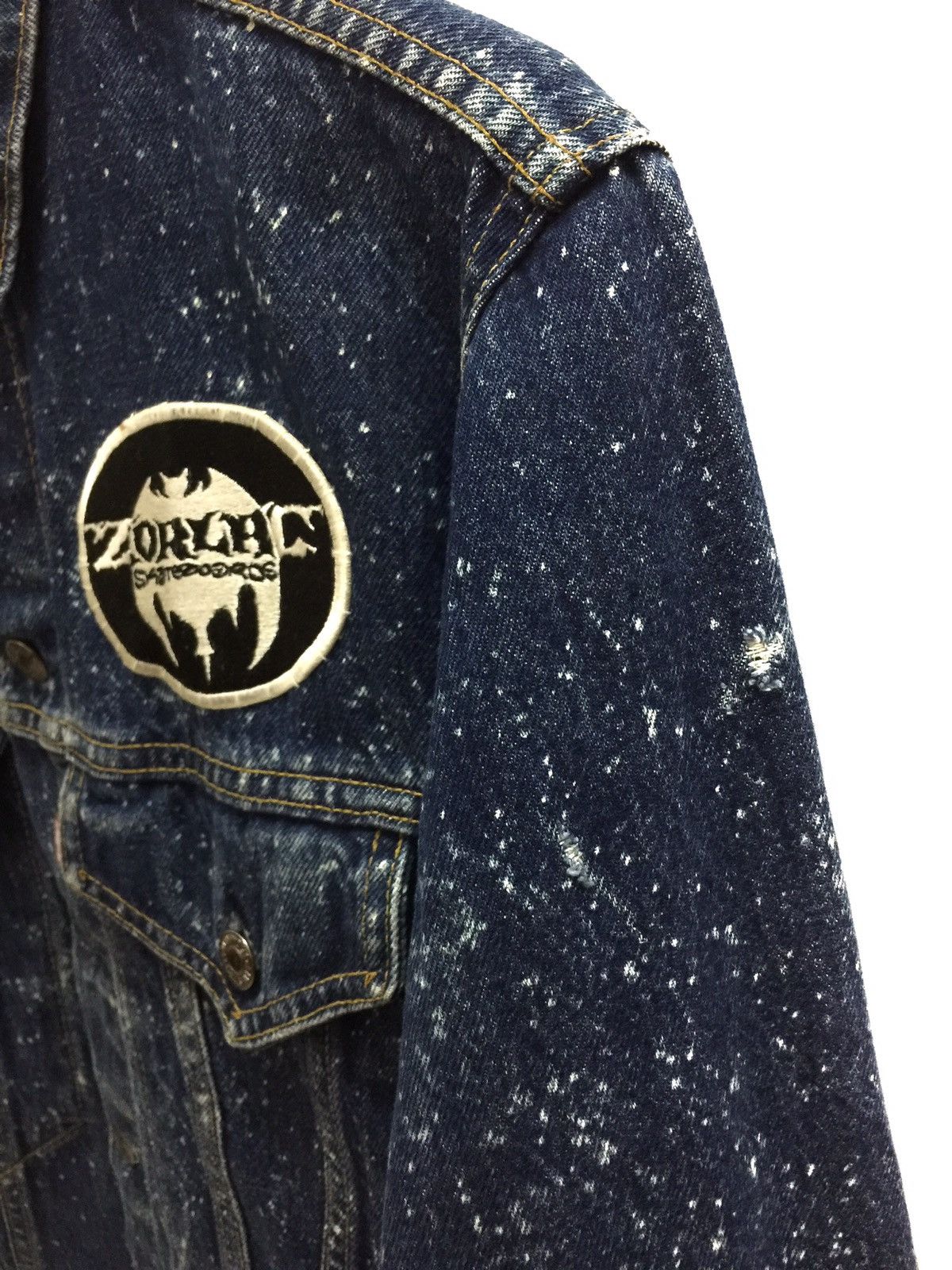 Levi's × Shorty's Skateboards × Vintage Rare Levi’s x Zorlac Skateboards Denim Jacket Size US S / EU 44-46 / 1 - 6 Thumbnail