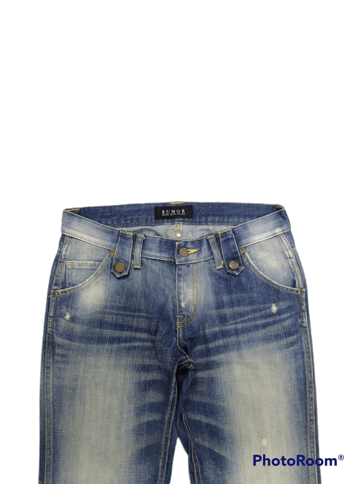 Other DiSTRESSED WASHED BLUE RUMOR WITH MADE PRIDE DENIM PANTS Size US 29 - 3 Thumbnail