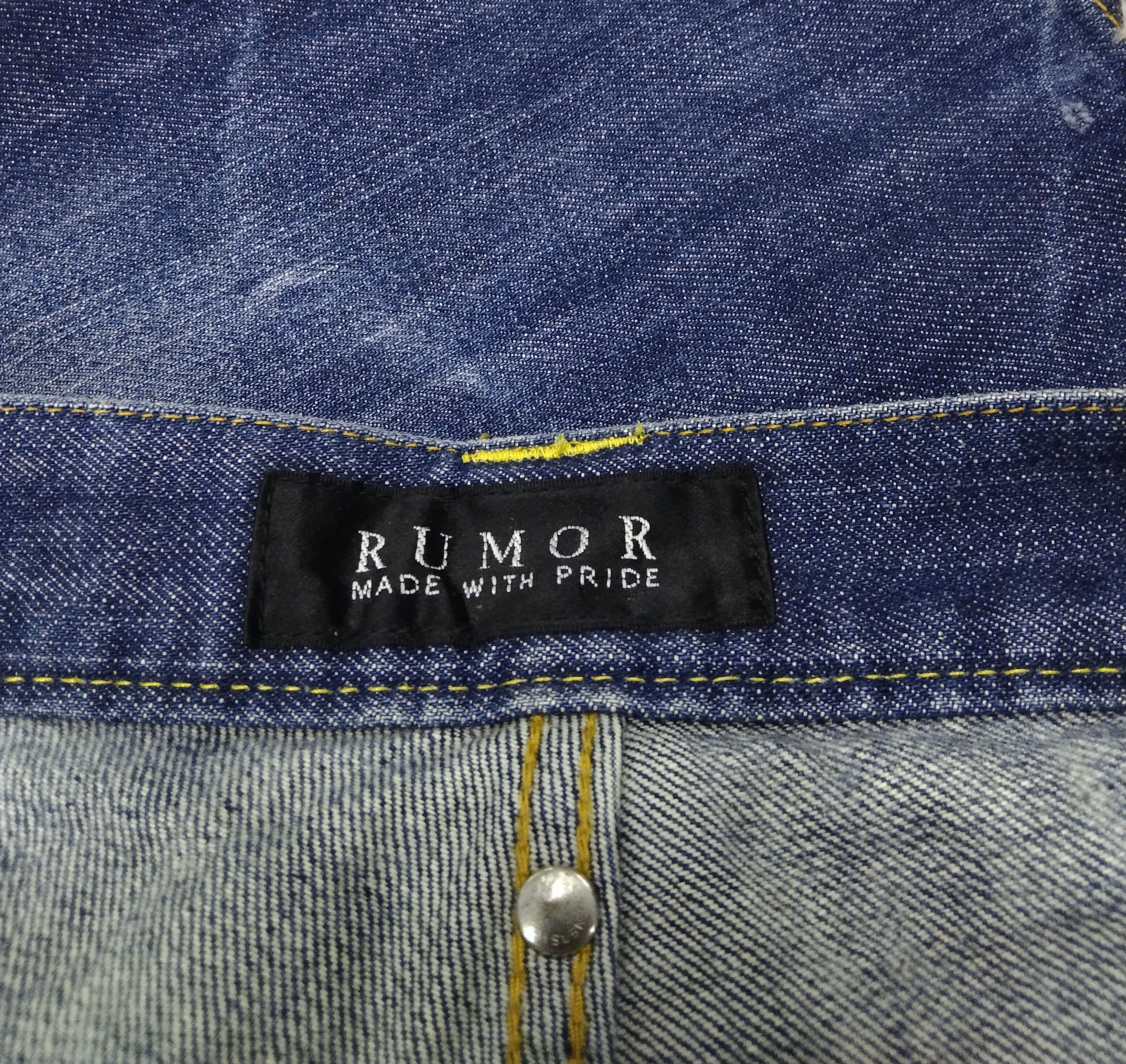 Other DiSTRESSED WASHED BLUE RUMOR WITH MADE PRIDE DENIM PANTS Size US 29 - 7 Thumbnail