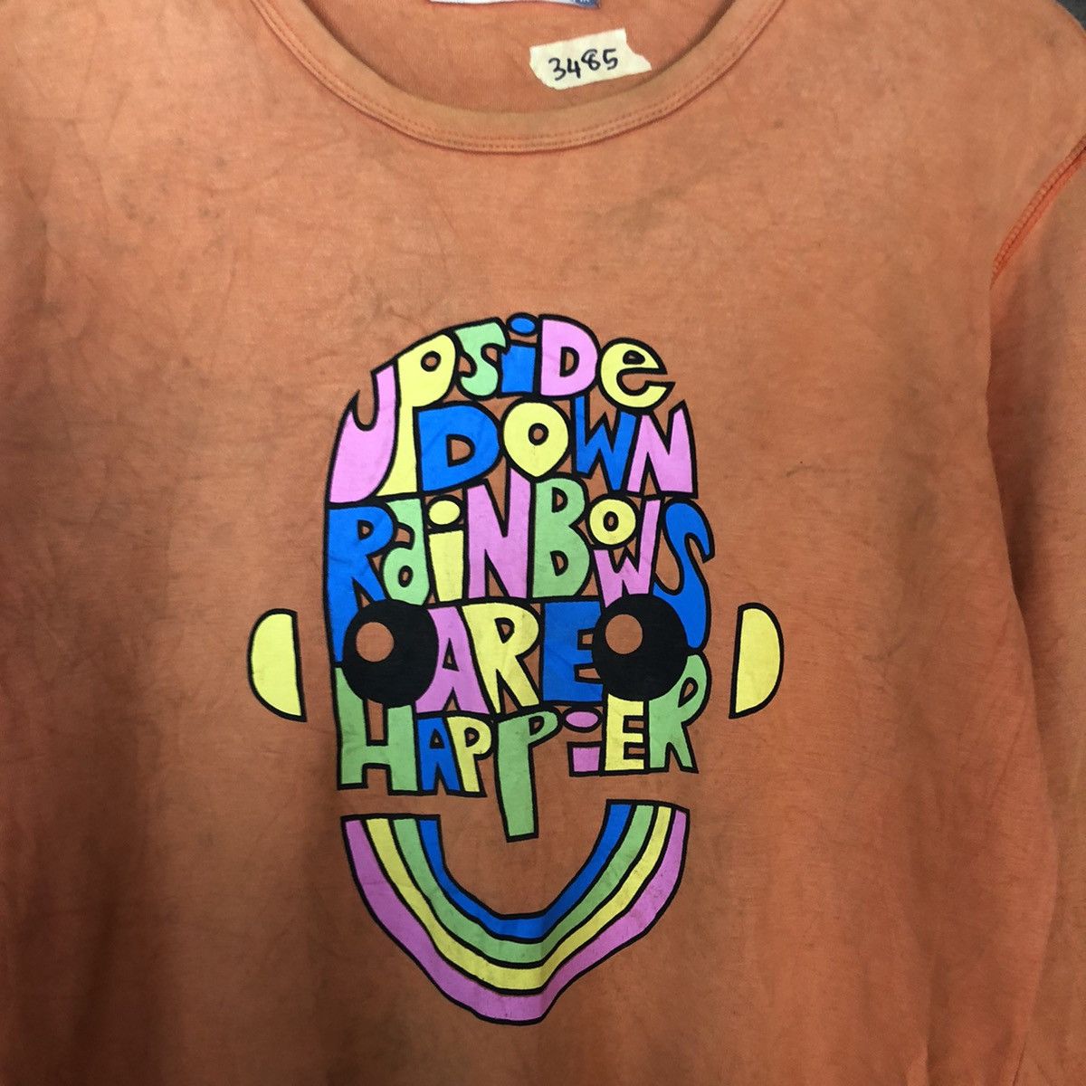 Japanese Brand Upside Down Rainbow Sweatshirt #3485 Size US L / EU 52-54 / 3 - 10 Thumbnail