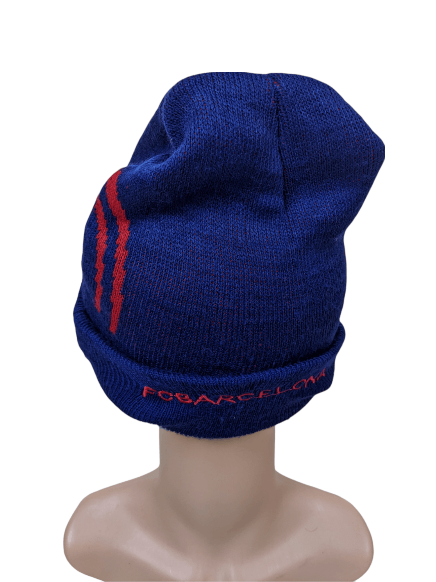 Vintage Vintage Barcelona F.C. Merch Beanie Hat Cap Snowcap Size ONE SIZE - 2 Thumbnail