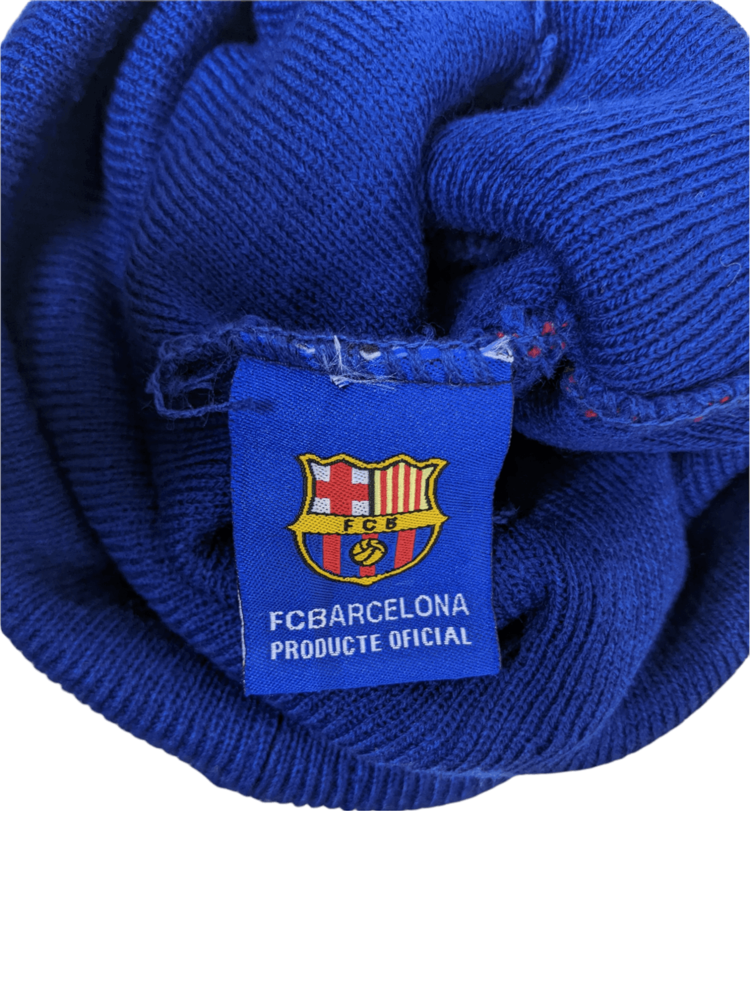 Vintage Vintage Barcelona F.C. Merch Beanie Hat Cap Snowcap Size ONE SIZE - 3 Thumbnail
