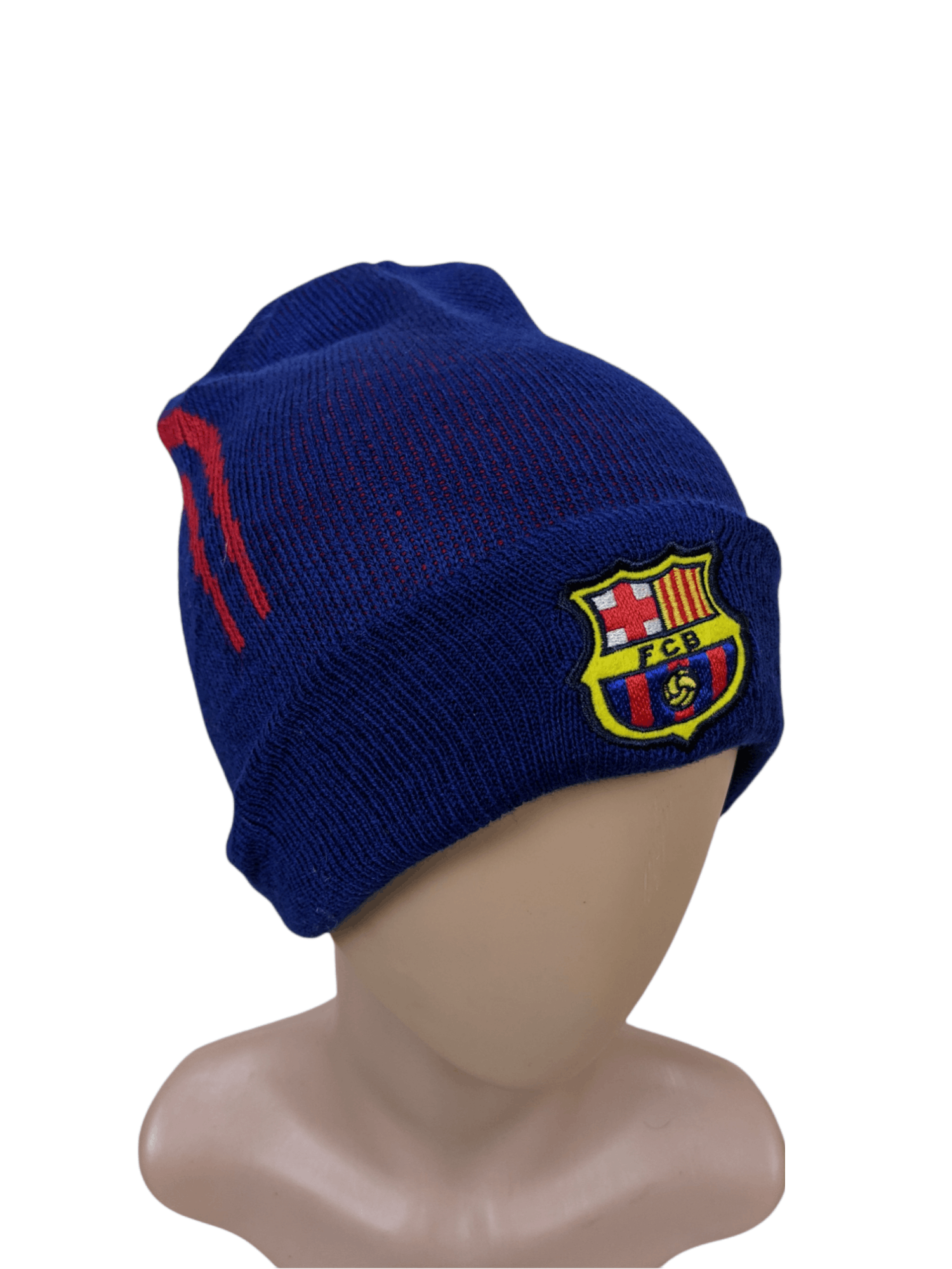Vintage Vintage Barcelona F.C. Merch Beanie Hat Cap Snowcap Size ONE SIZE - 1 Thumbnail