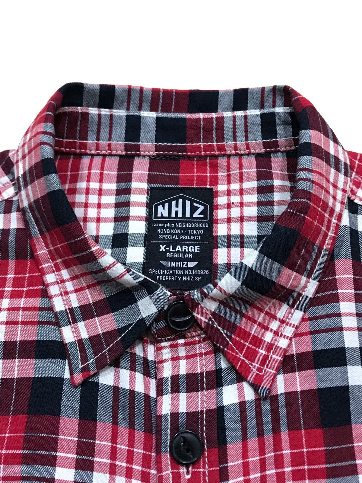 Neighborhood x izzue Checked Flannel Shirt Size US XL / EU 56 / 4 - 5 Thumbnail