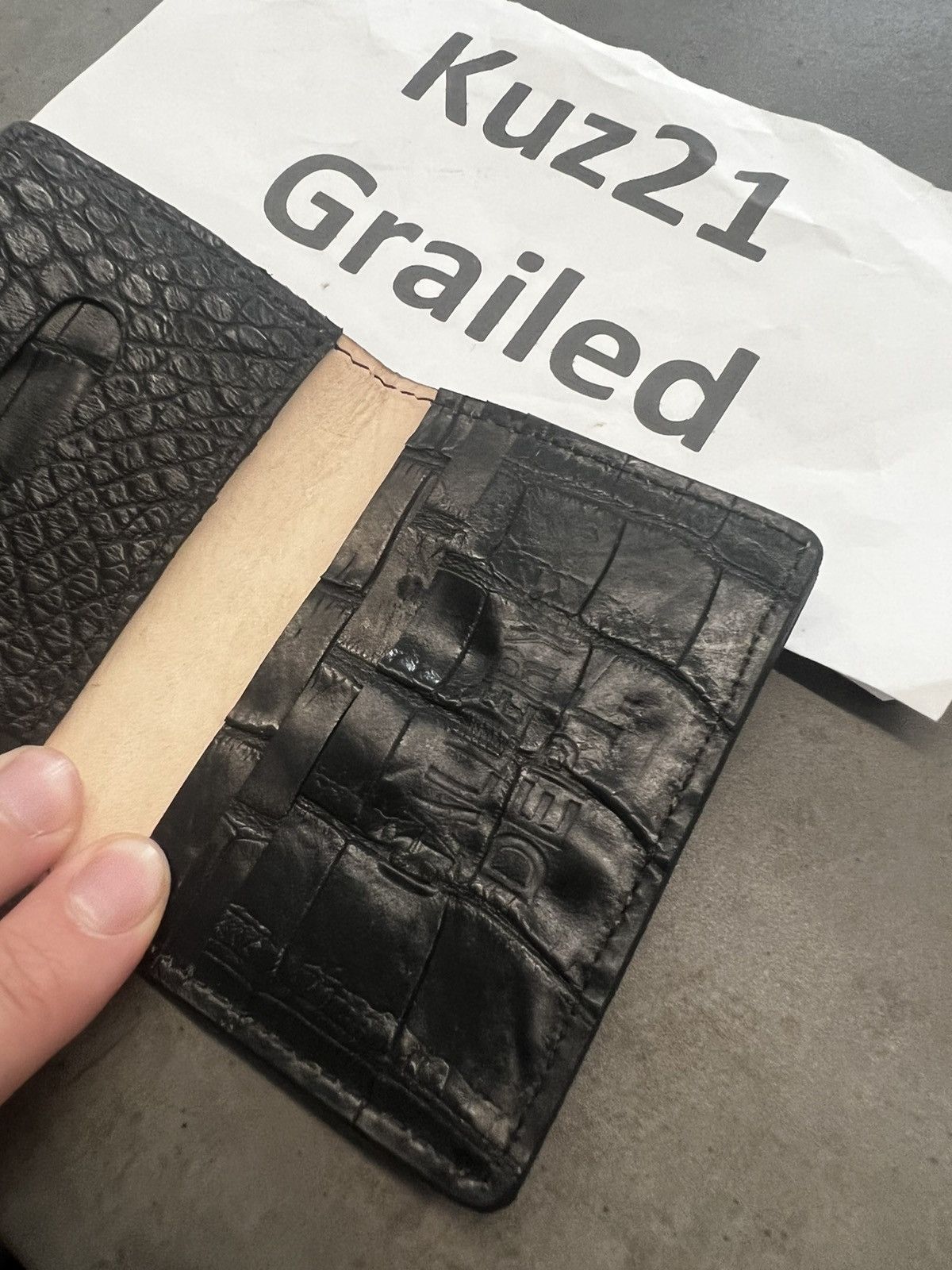 Gallery Dept. Gallery Dept Black Alligator Wallet Size ONE SIZE - 5 Thumbnail