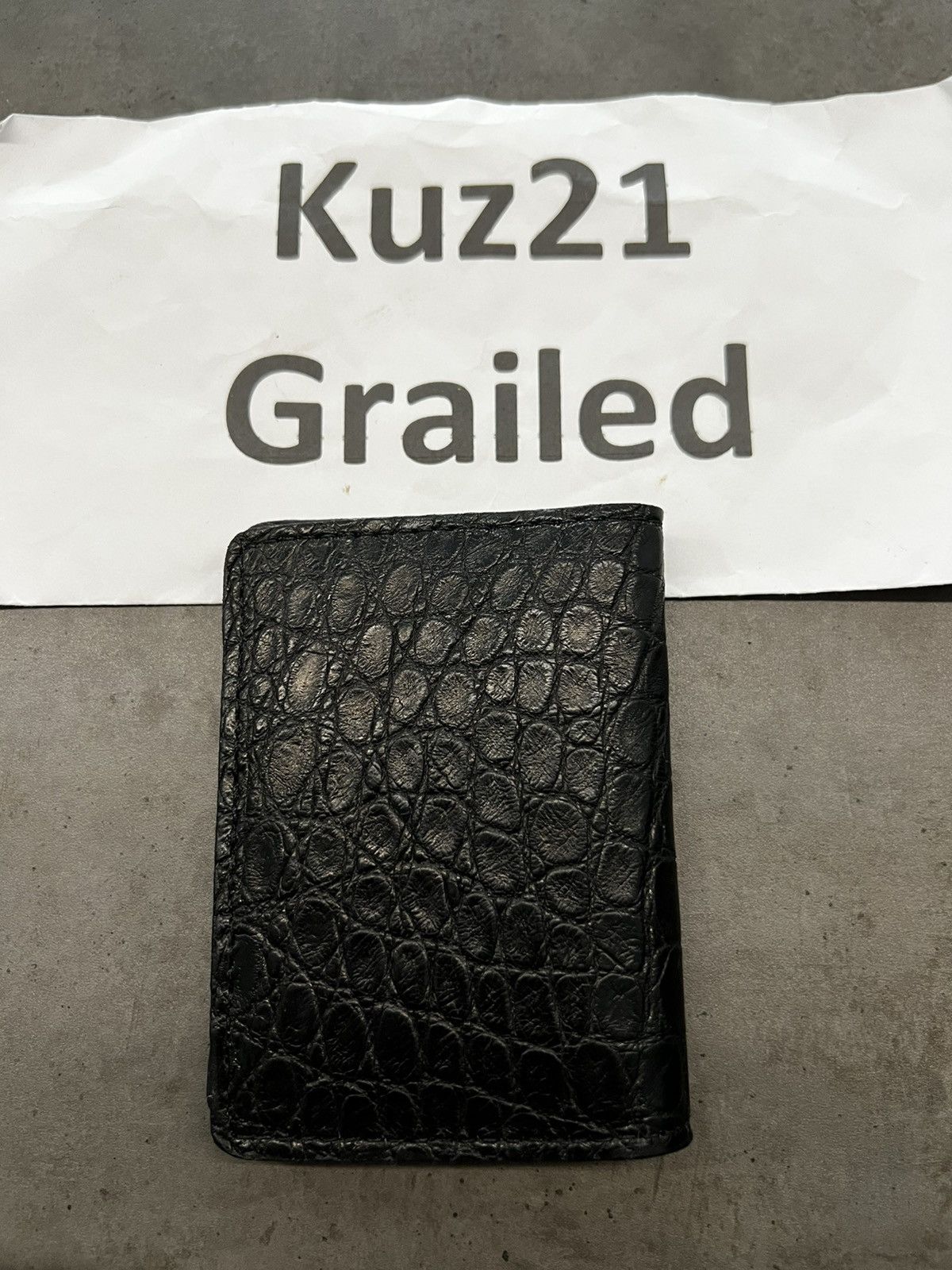 Gallery Dept. Gallery Dept Black Alligator Wallet Size ONE SIZE - 3 Thumbnail