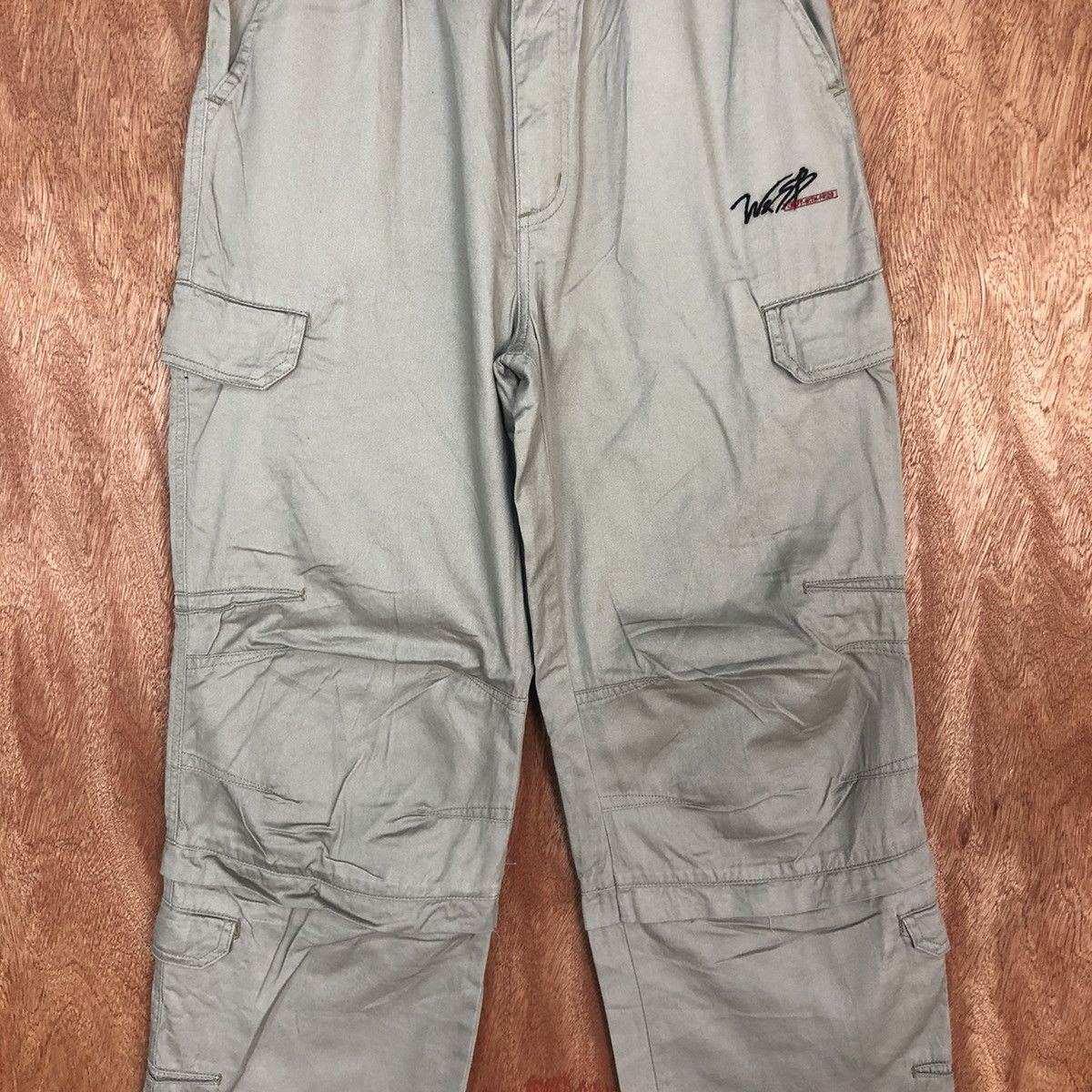 Japanese Brand DLL W&SB Grey Multipocket streetwear Cargo Pants #2104 Size US 29 - 4 Thumbnail