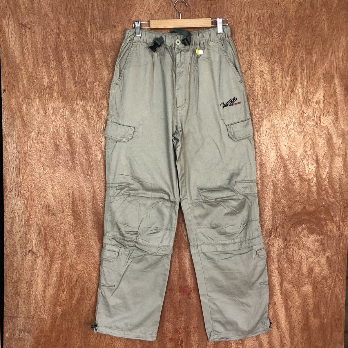 image of Vintage W&sb Grey Multipocket Streetwear Cargo Pants 2104, Men's (Size 28)