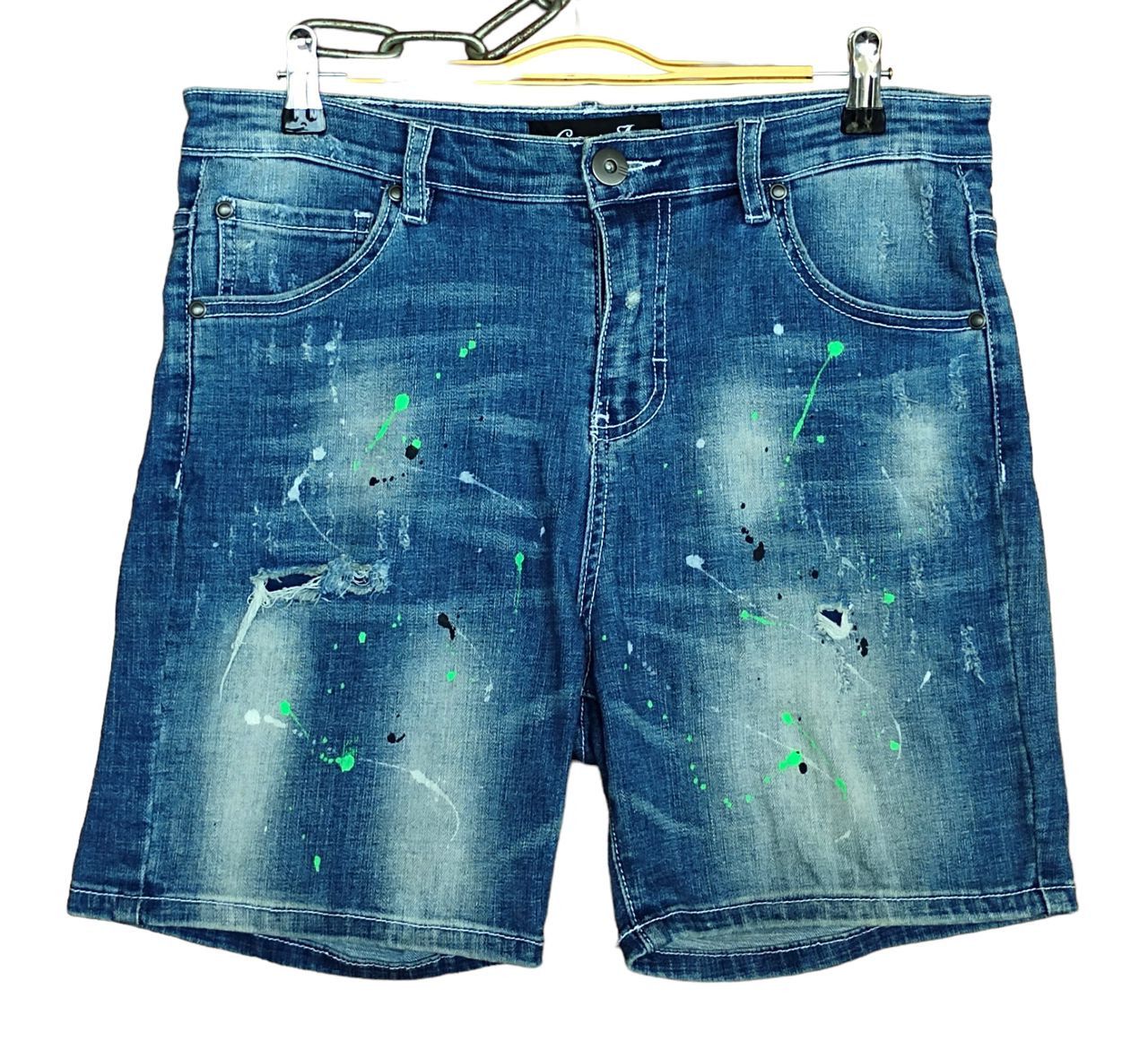 パンツ 00s TORNADO MART Crazy Zip Denim Shorts 00s TORNADO MART Crazy Zip Denim Shorts