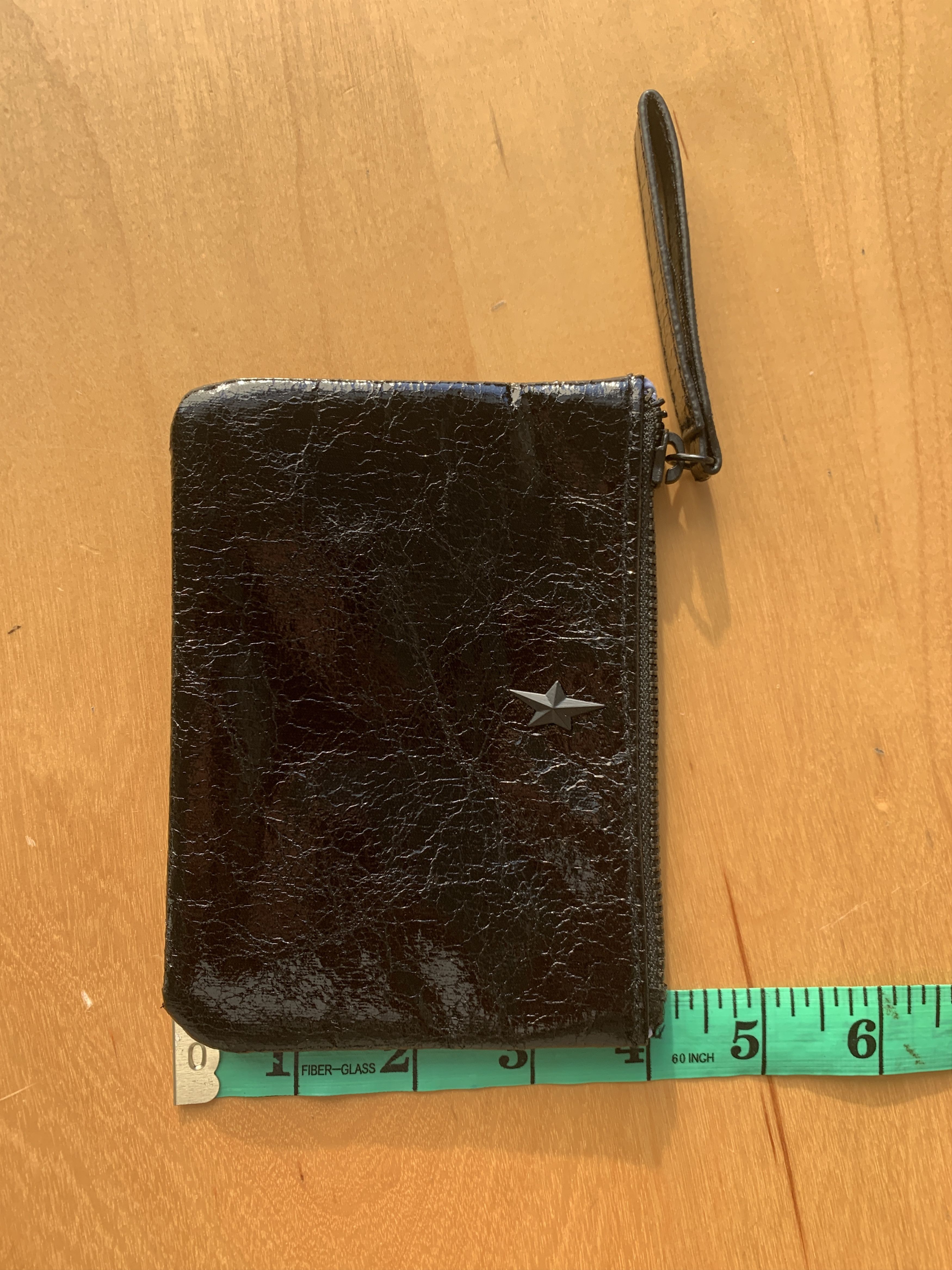 Mugler Small patent leather Mugler Zipper Zip Clutch Size ONE SIZE - 7 Thumbnail
