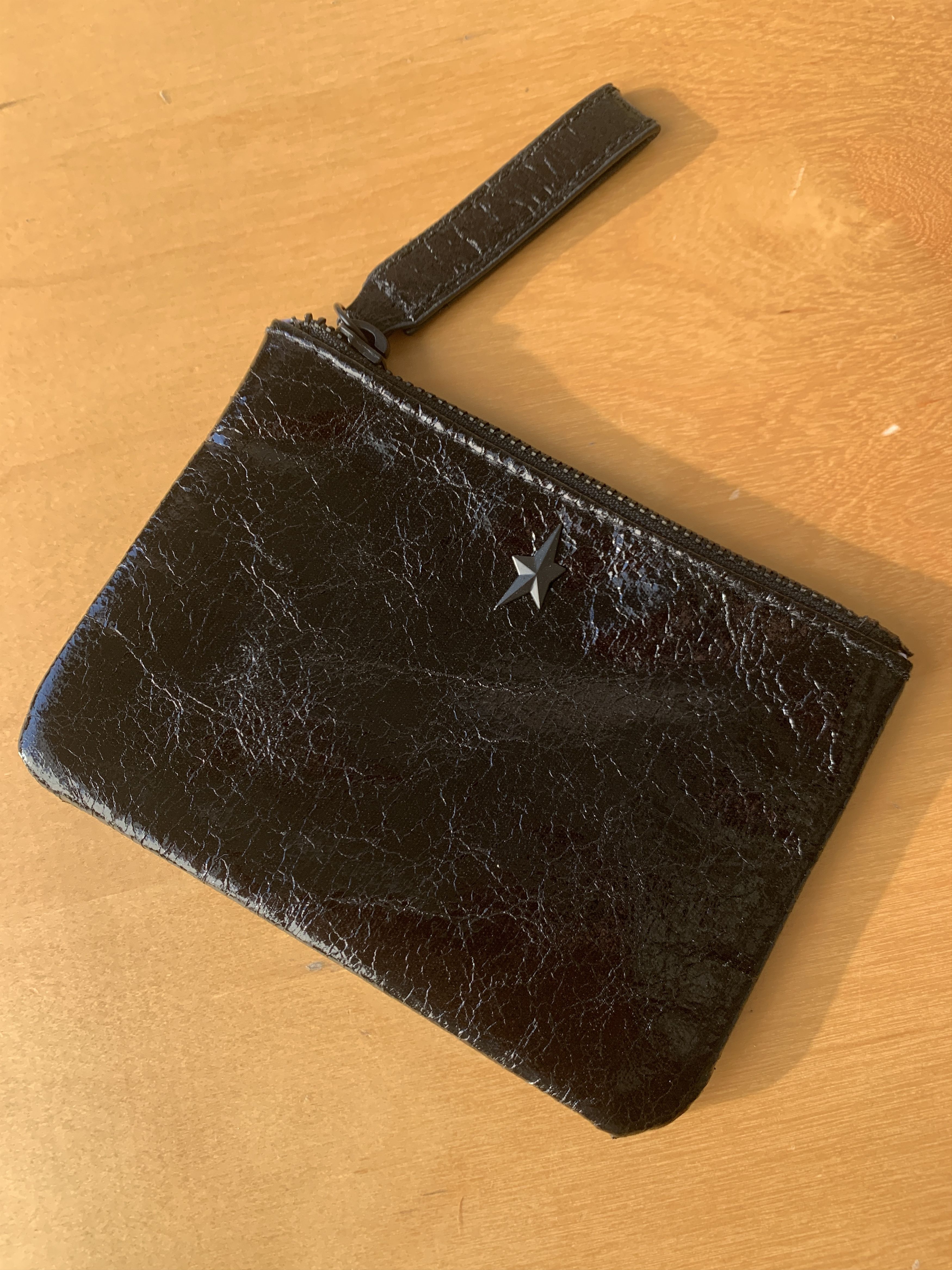 Mugler Small patent leather Mugler Zipper Zip Clutch Size ONE SIZE - 1 Thumbnail