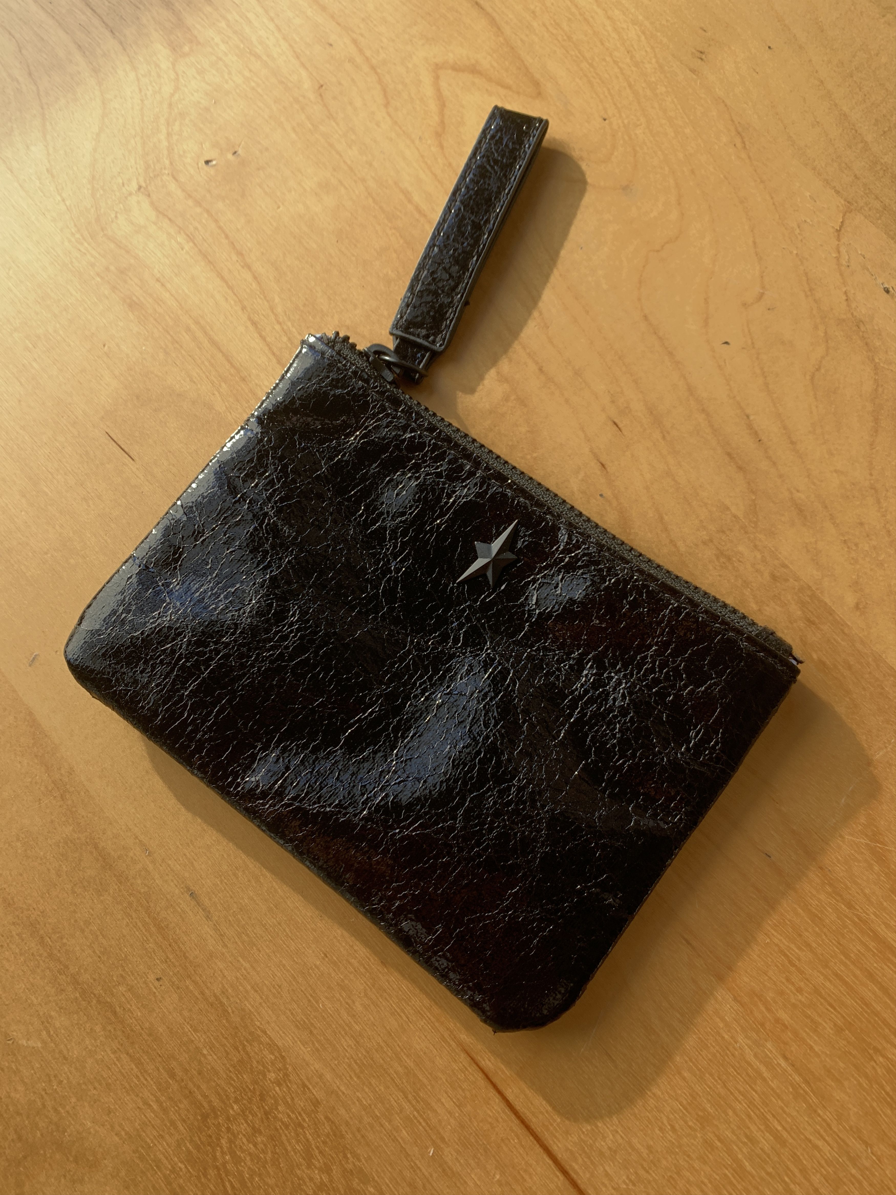 Mugler Small patent leather Mugler Zipper Zip Clutch Size ONE SIZE - 2 Thumbnail