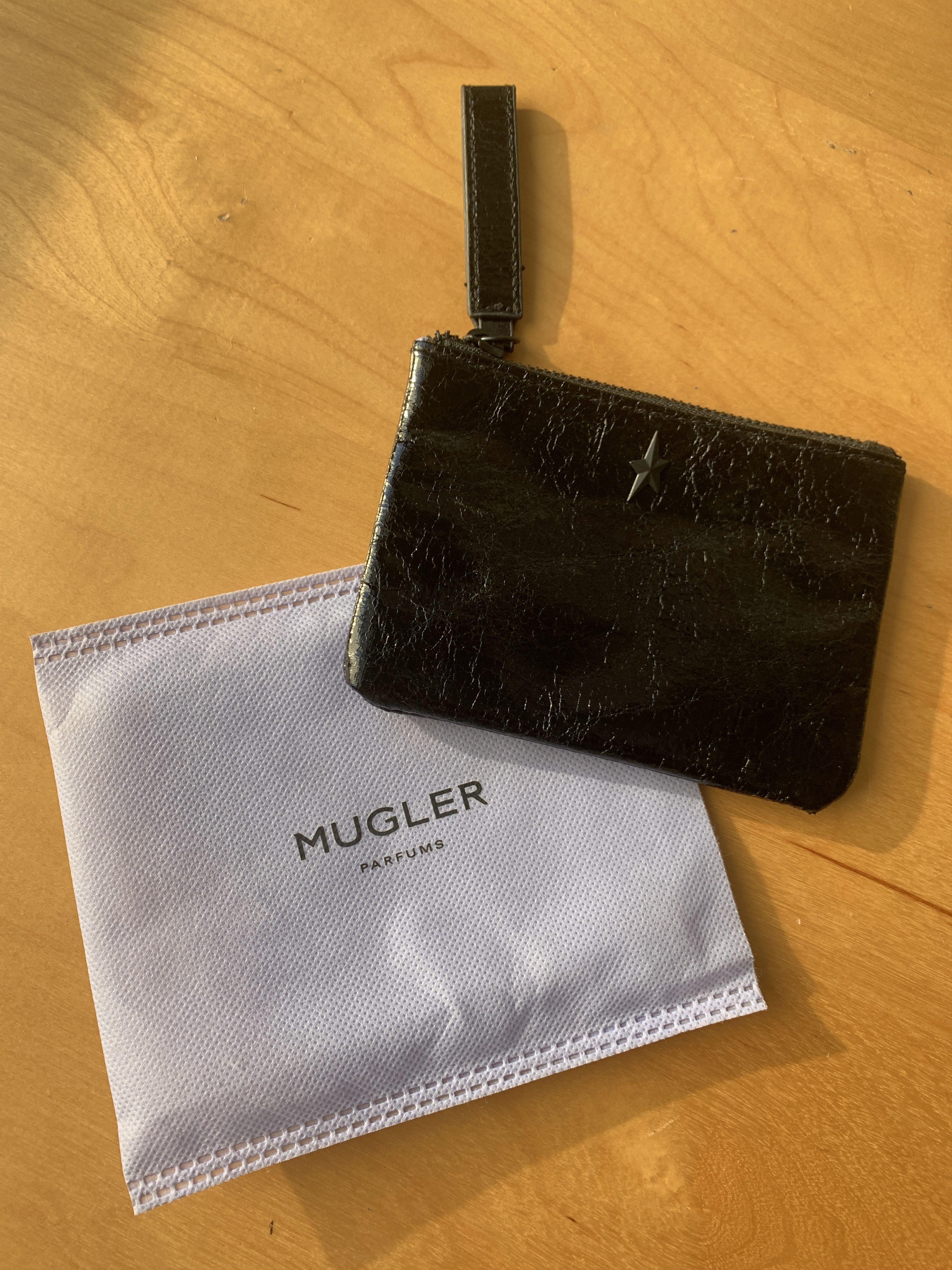 Mugler Small patent leather Mugler Zipper Zip Clutch Size ONE SIZE - 3 Thumbnail