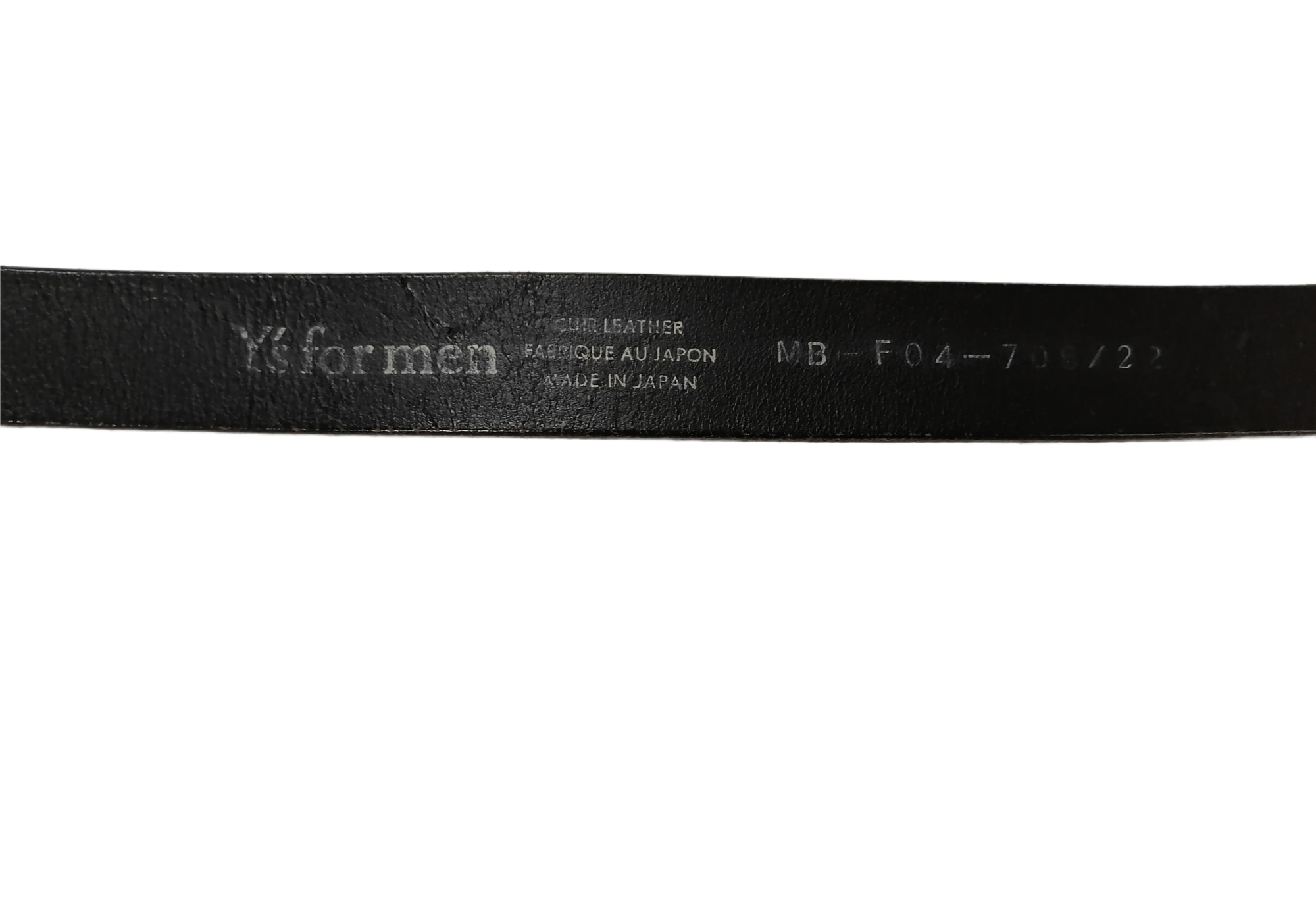 Y's × Y's for Men × Yohji Yamamoto Archive❗Vintage Y's For Men Real Leather Black Belt🔥 Size ONE SIZE - 4 Thumbnail