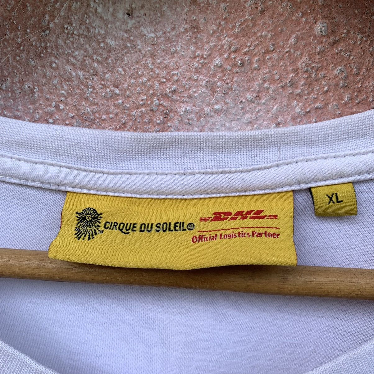 Vintage Thrashed Dhl X Cirque Du Soleil Tshirt Size US XL / EU 56 / 4 - 5 Thumbnail
