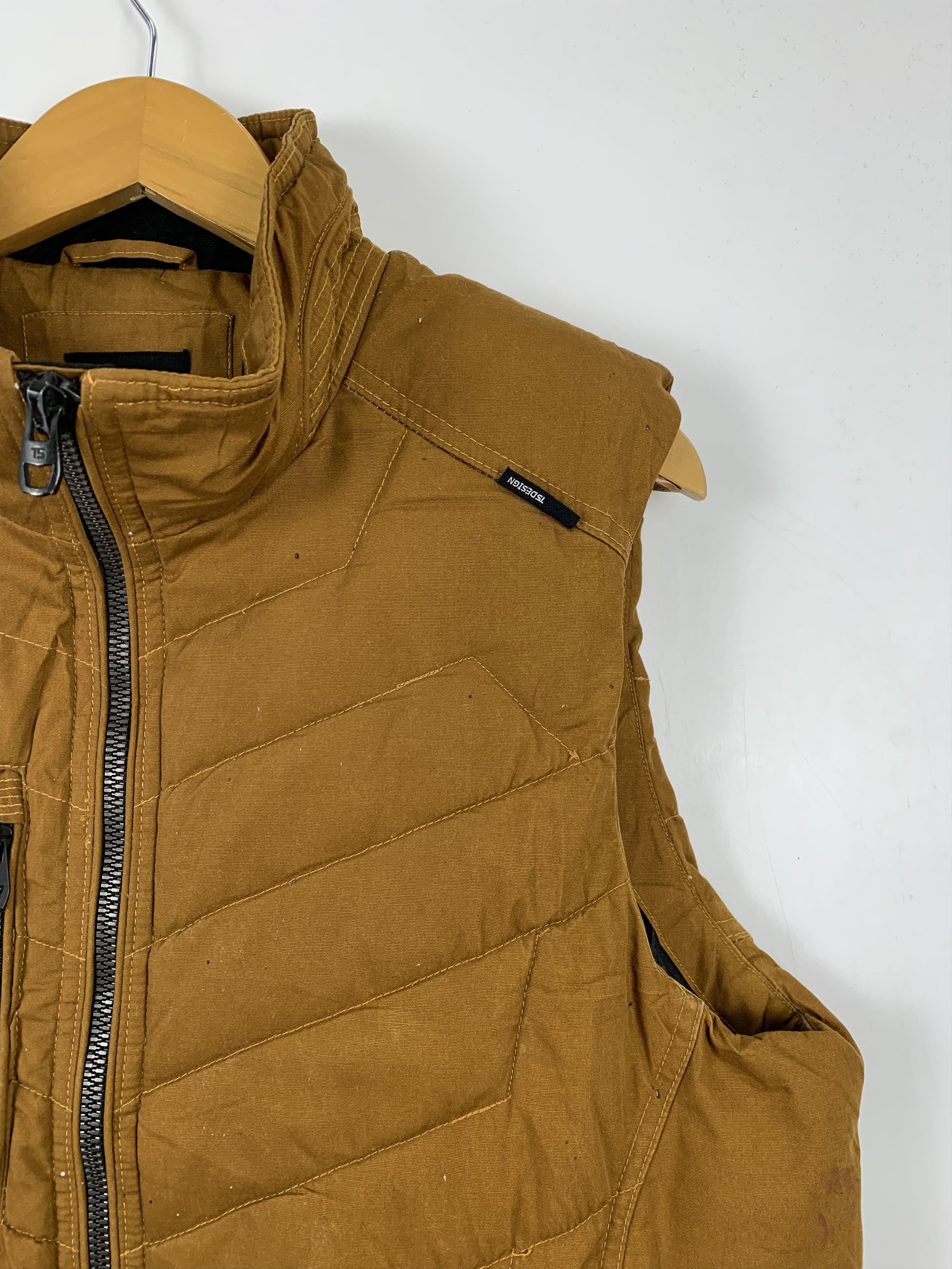 Ts(S) Vintage TS Design Cotton Puffer Zip Up Vests Size US M / EU 48-50 / 2 - 4 Thumbnail