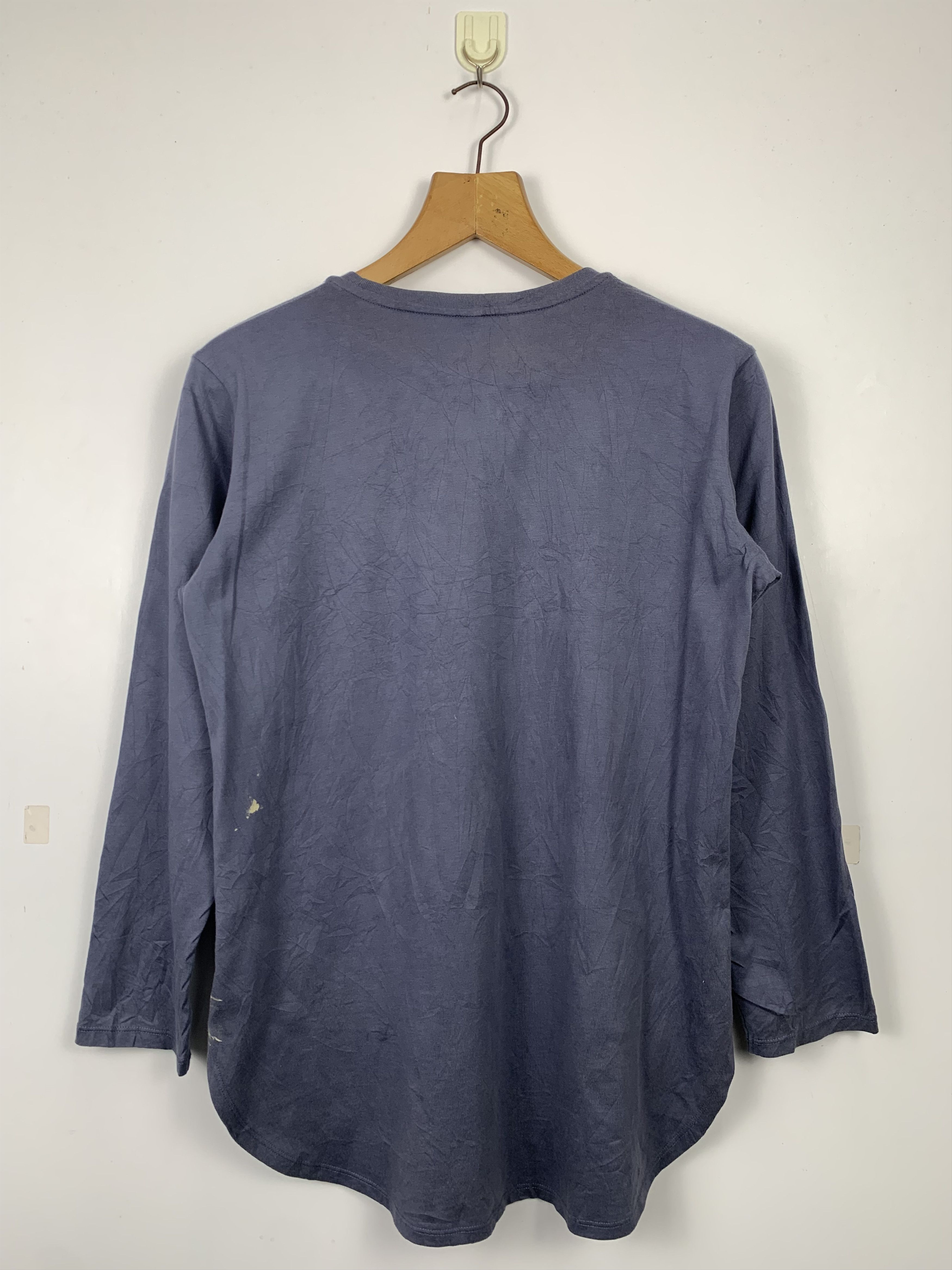 Uniqlo Vintage Uniqlo Long Sleeve T shirt Sunfaded J0524 Size US S / EU 44-46 / 1 - 6 Thumbnail