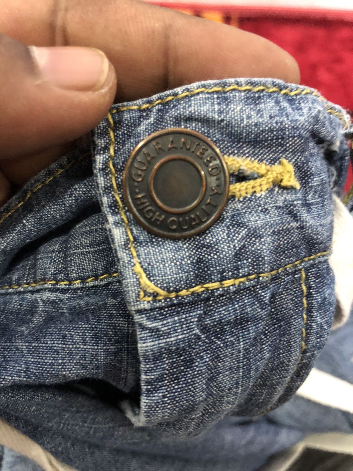 American Apparel × Japanese Brand BLAWN AMERICAN LAGEND short denim pants Size US 37 - 7 Thumbnail